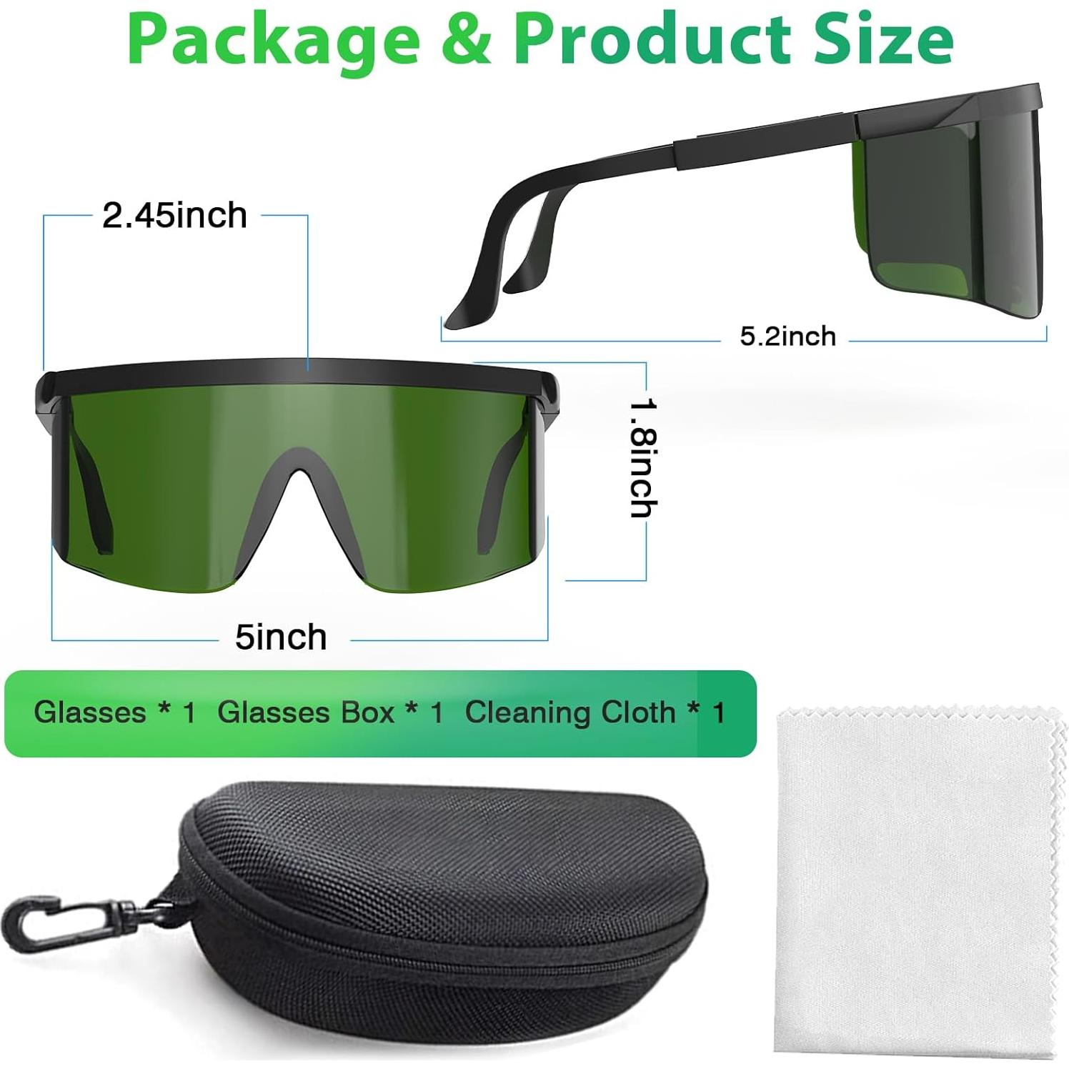 Gafas de Protección Láser IPL 200-2000nm - Seguridad Ocular Unisex