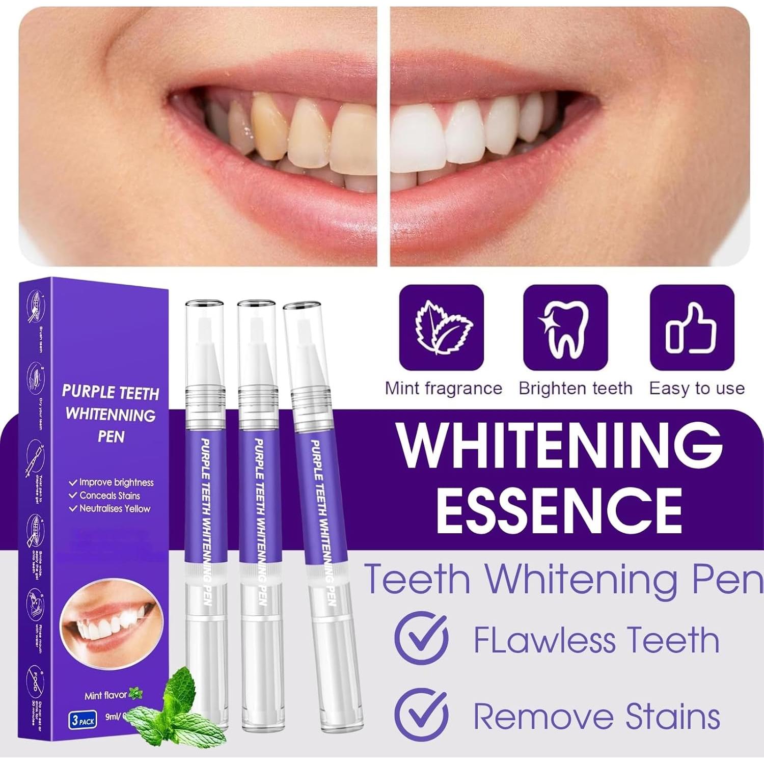 Bolígrafo Blanqueador de Dientes RFJZCAO - Kit 3 Pcs 2.96 ml