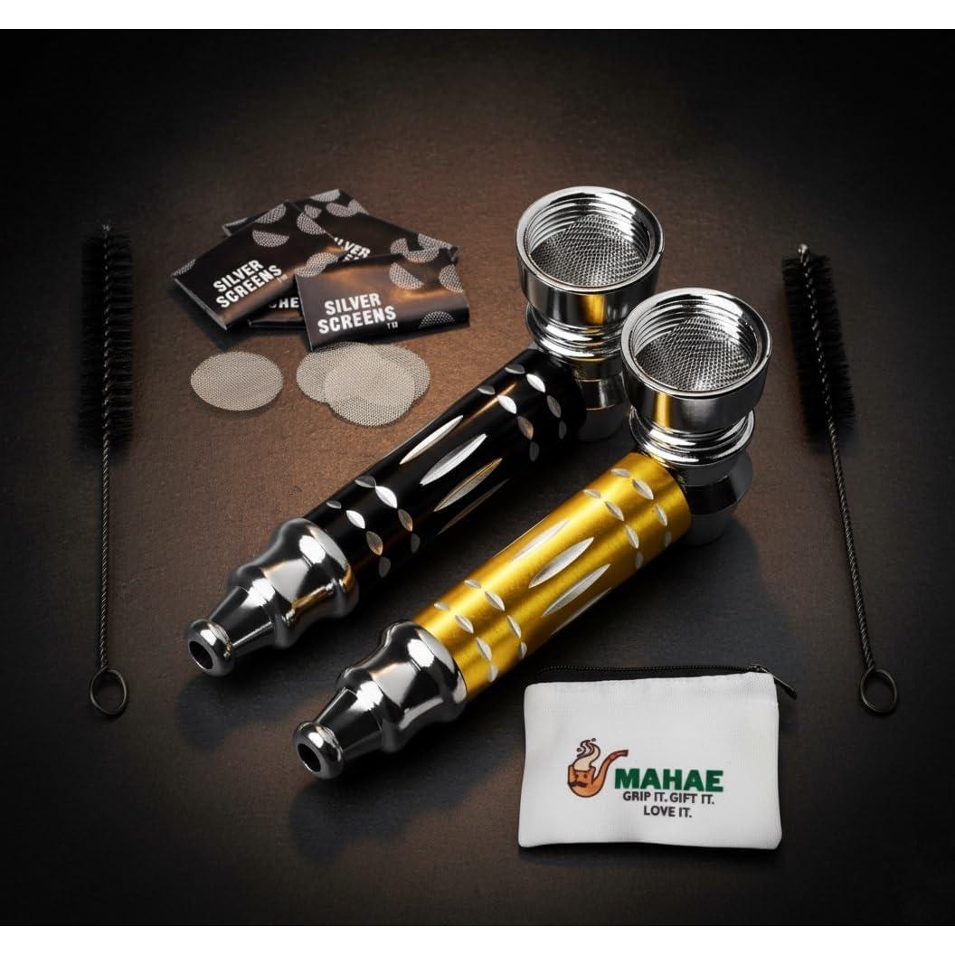 Kit de Pipa de Tabaco Tradicional MAHAE - 2 Piezas Portátil