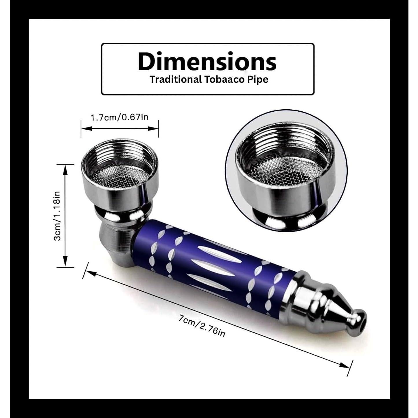 Kit de Pipa de Tabaco Tradicional MAHAE - 2 Piezas Portátil