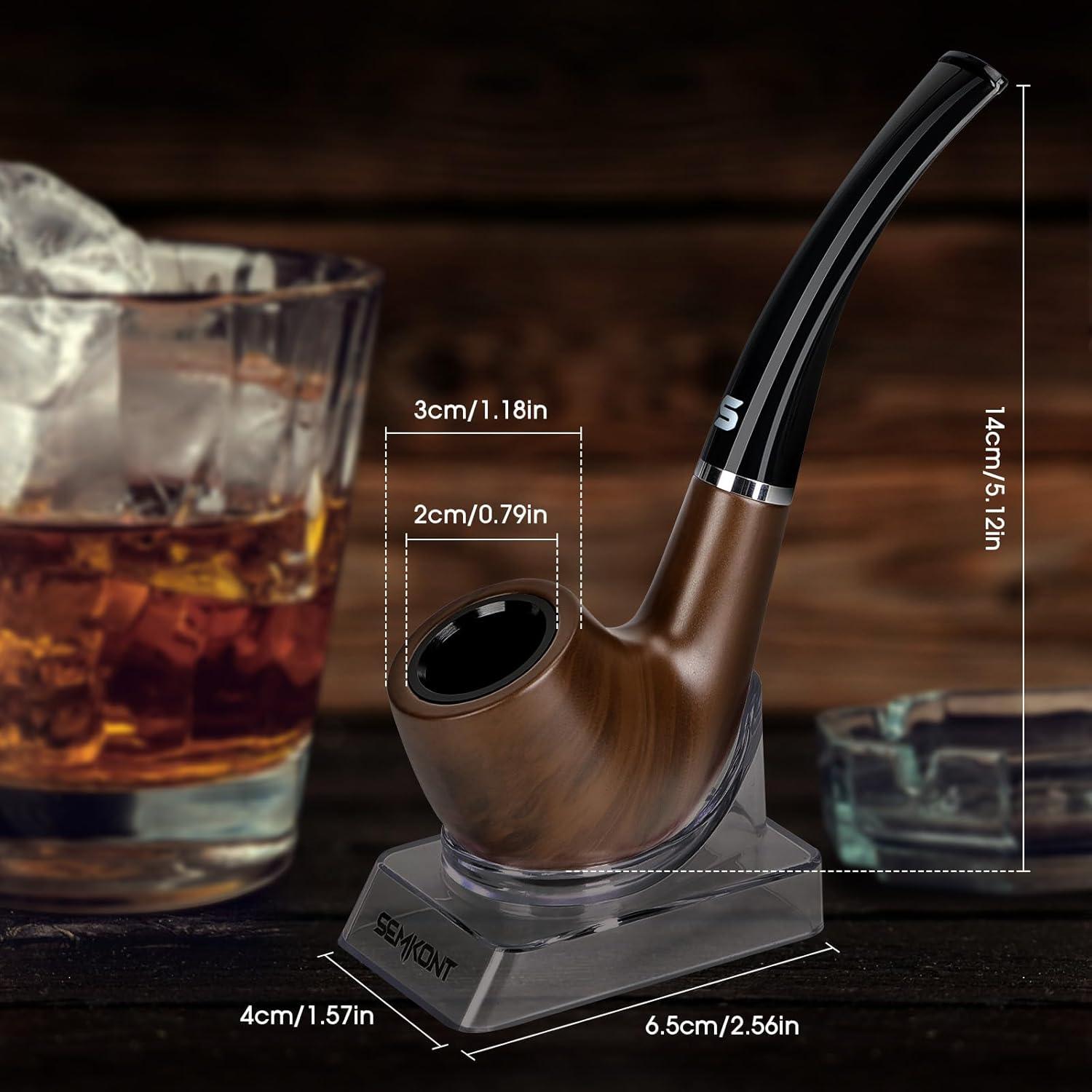 Juego de Pipas de Tabaco SEMKONT con Accesorios y Soporte