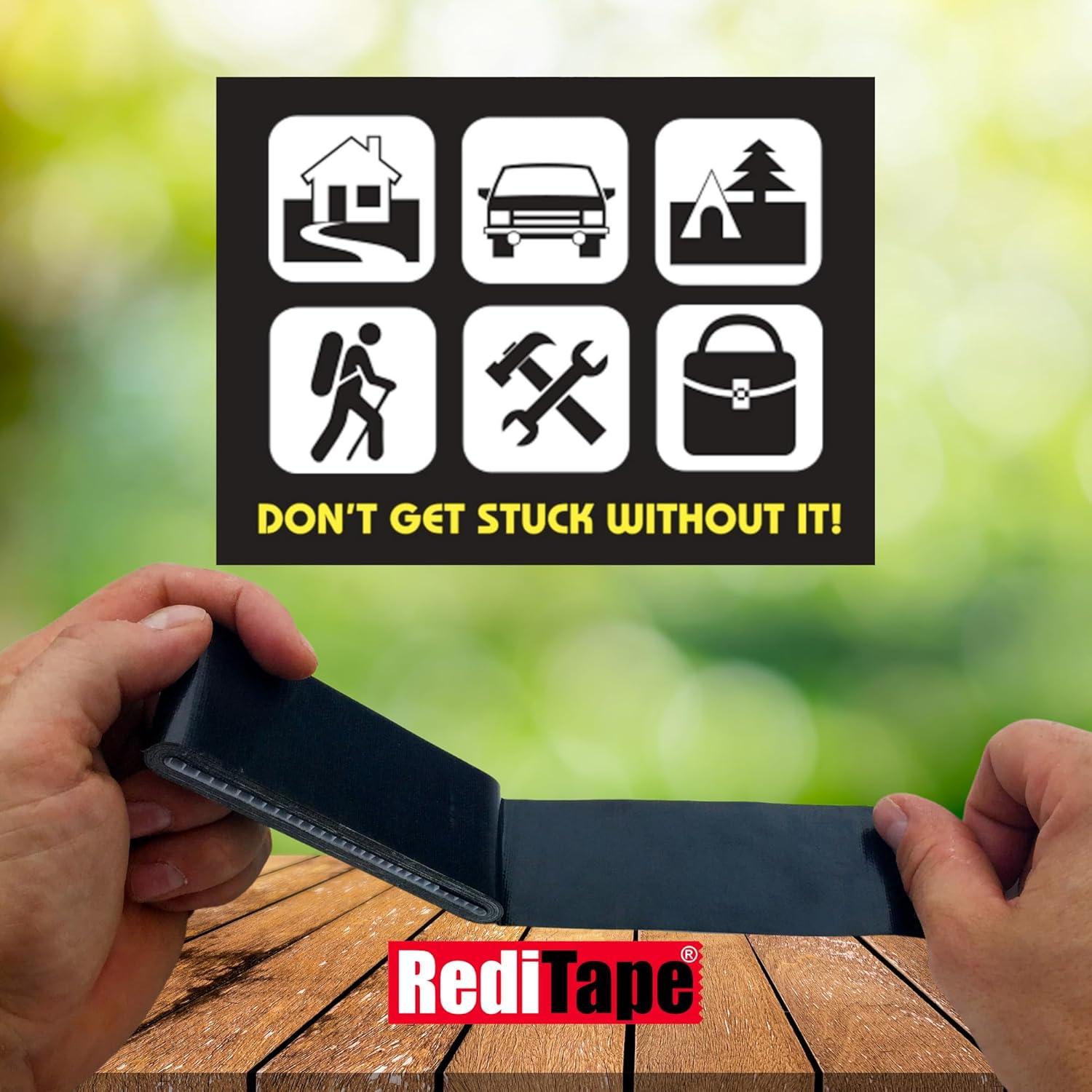 Cinta Adhesiva Compacta RediTape 2-Pack 9.14m Plata