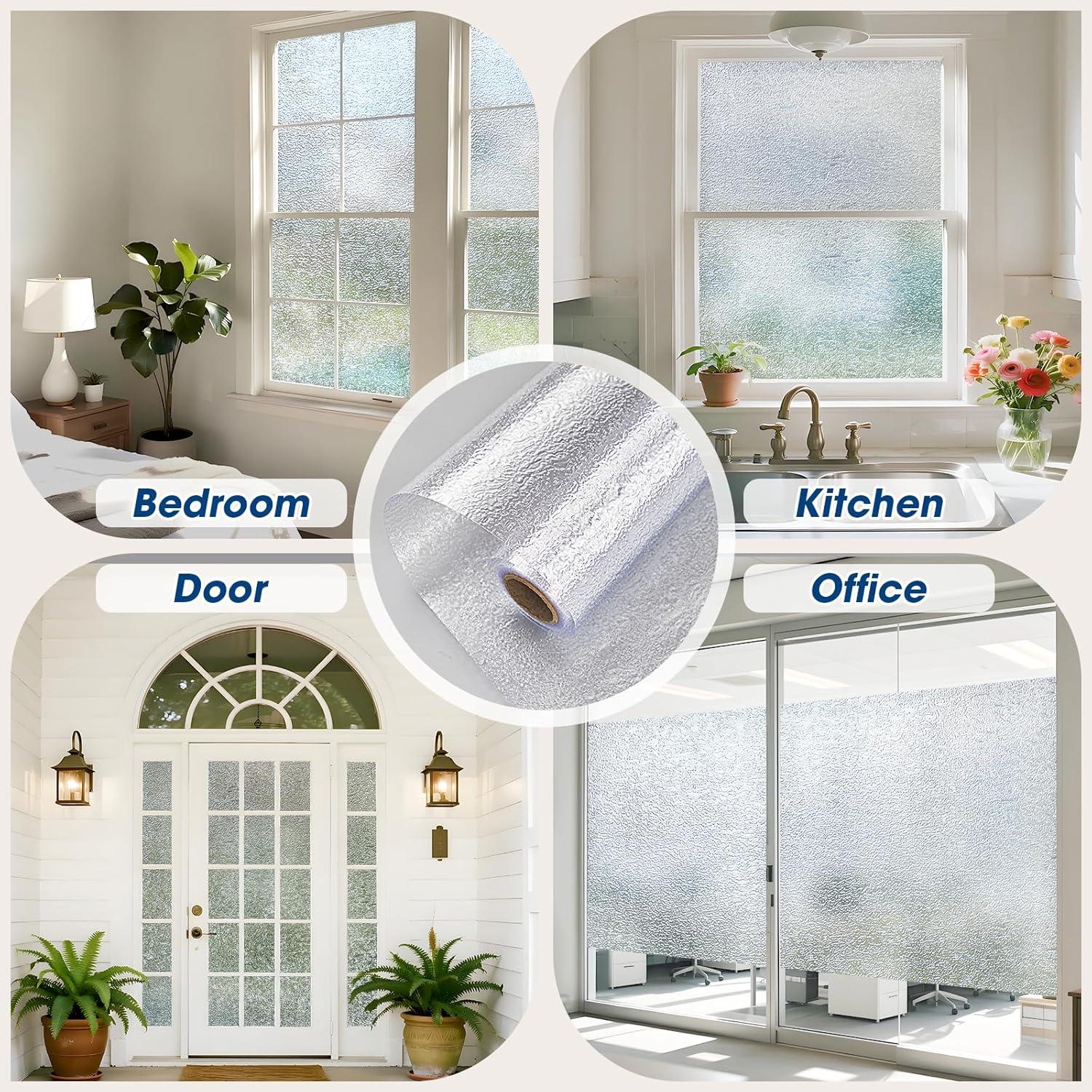 Película de Ventana Esmerilada Borskyn 114.8x800 cm Bloquea UV