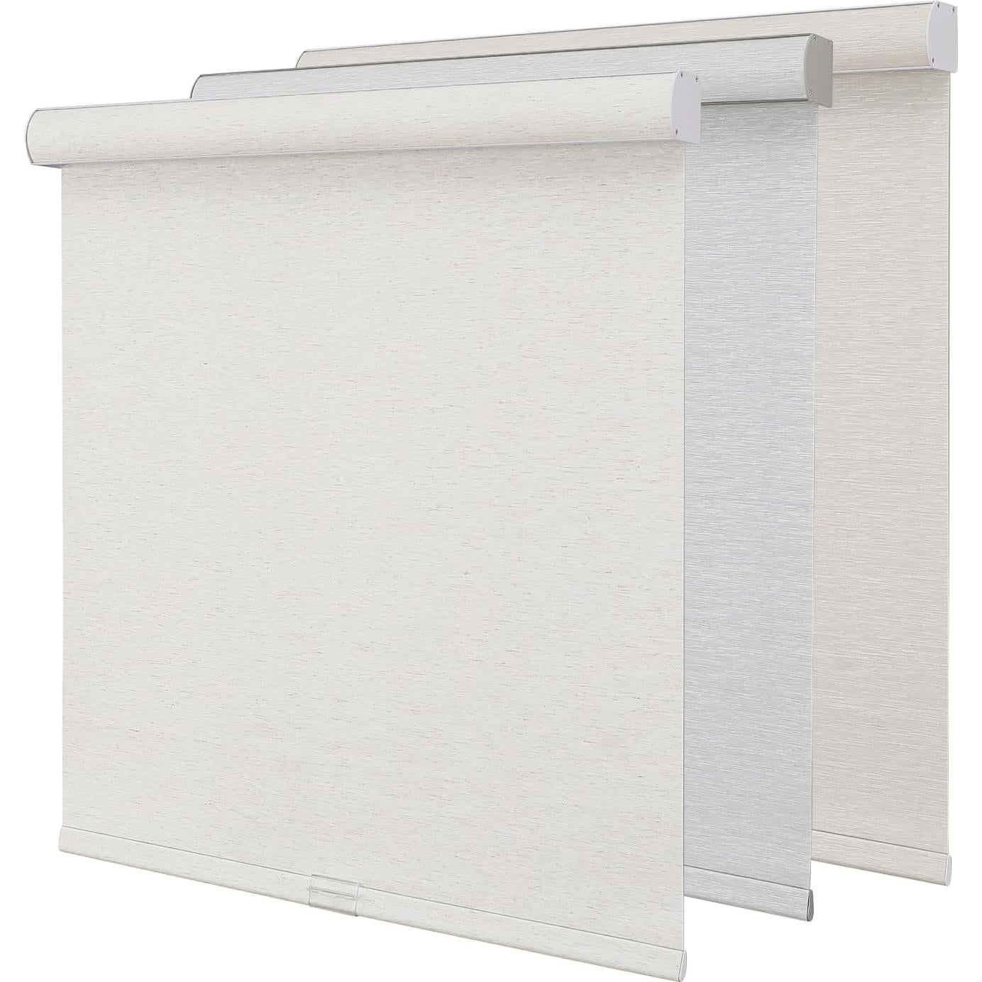 Persiana Enrollable Opaca Joydeco 119.38x182.88 cm Blanco Crema