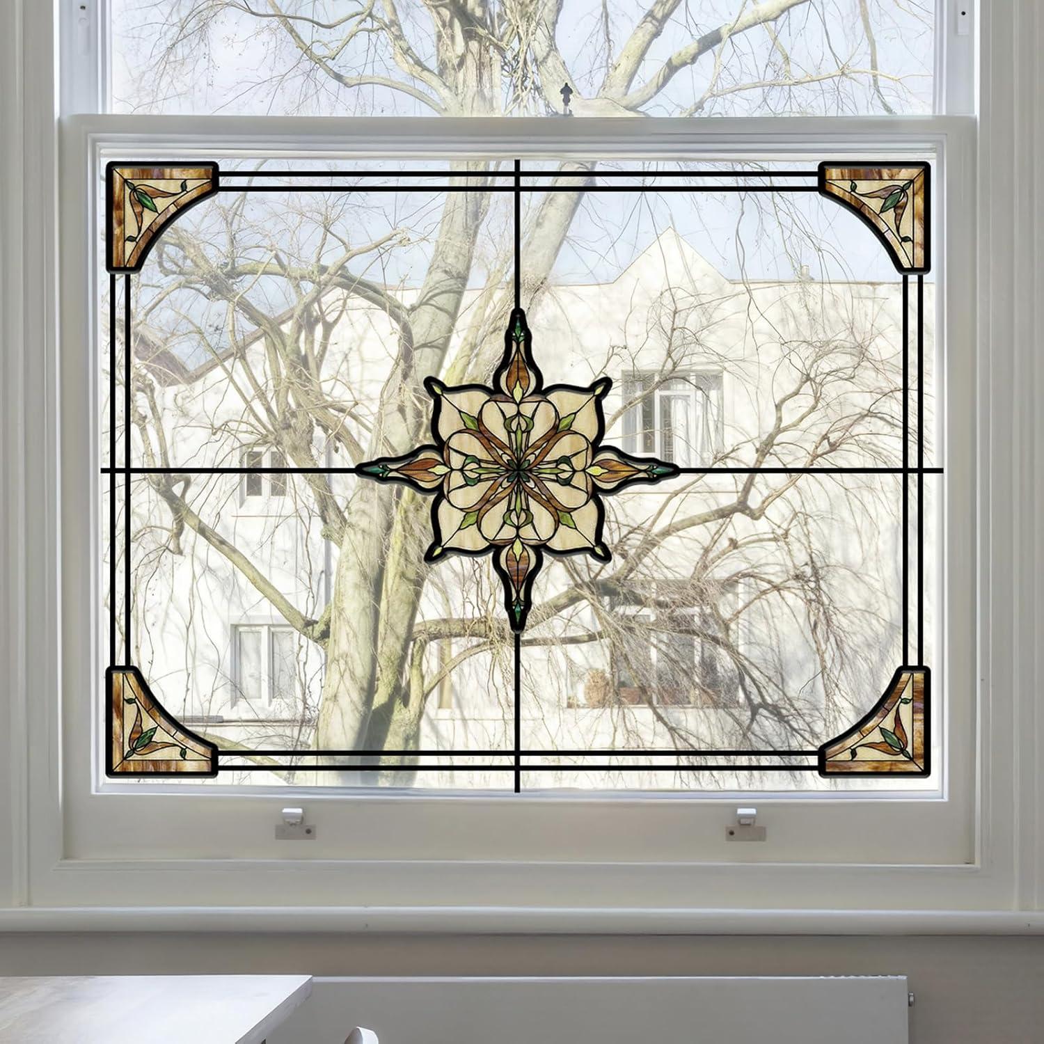 Calcomanía de Ventana ADD.HERES 30x40 cm Luz Estrellada Ámbar