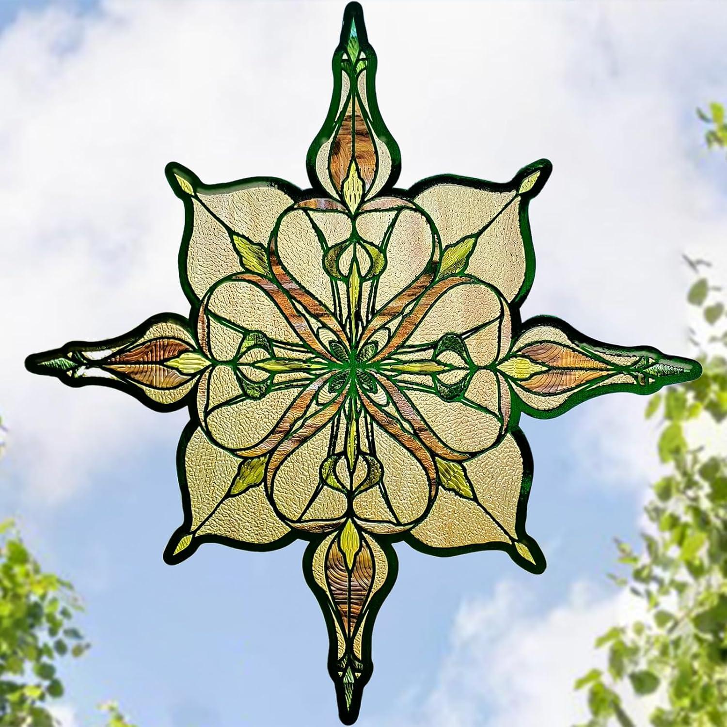 Calcomanía de Ventana ADD.HERES 30x40 cm Luz Estrellada Ámbar