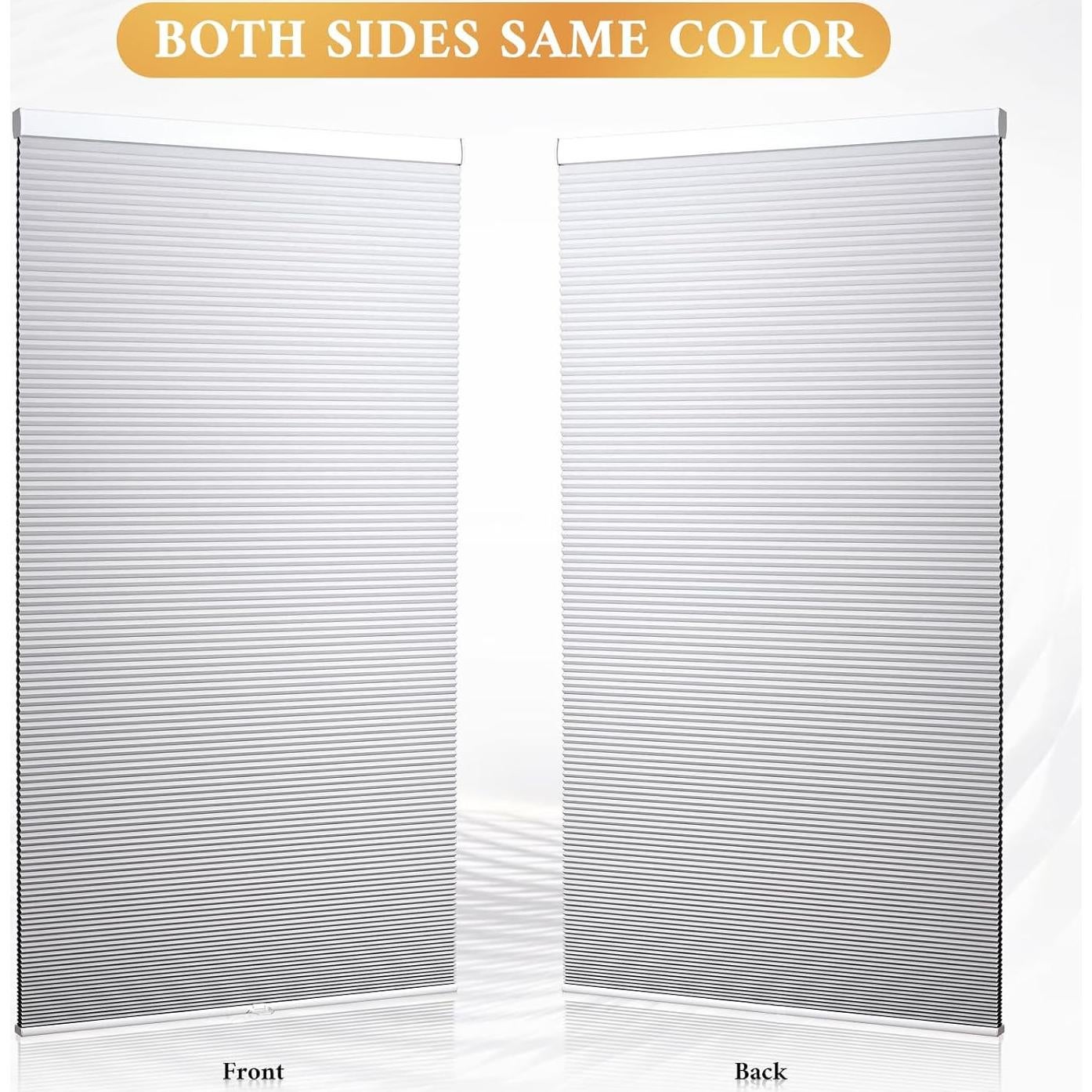 Persianas Celulares Blackout Atxbyoh 114x163 cm Blancas