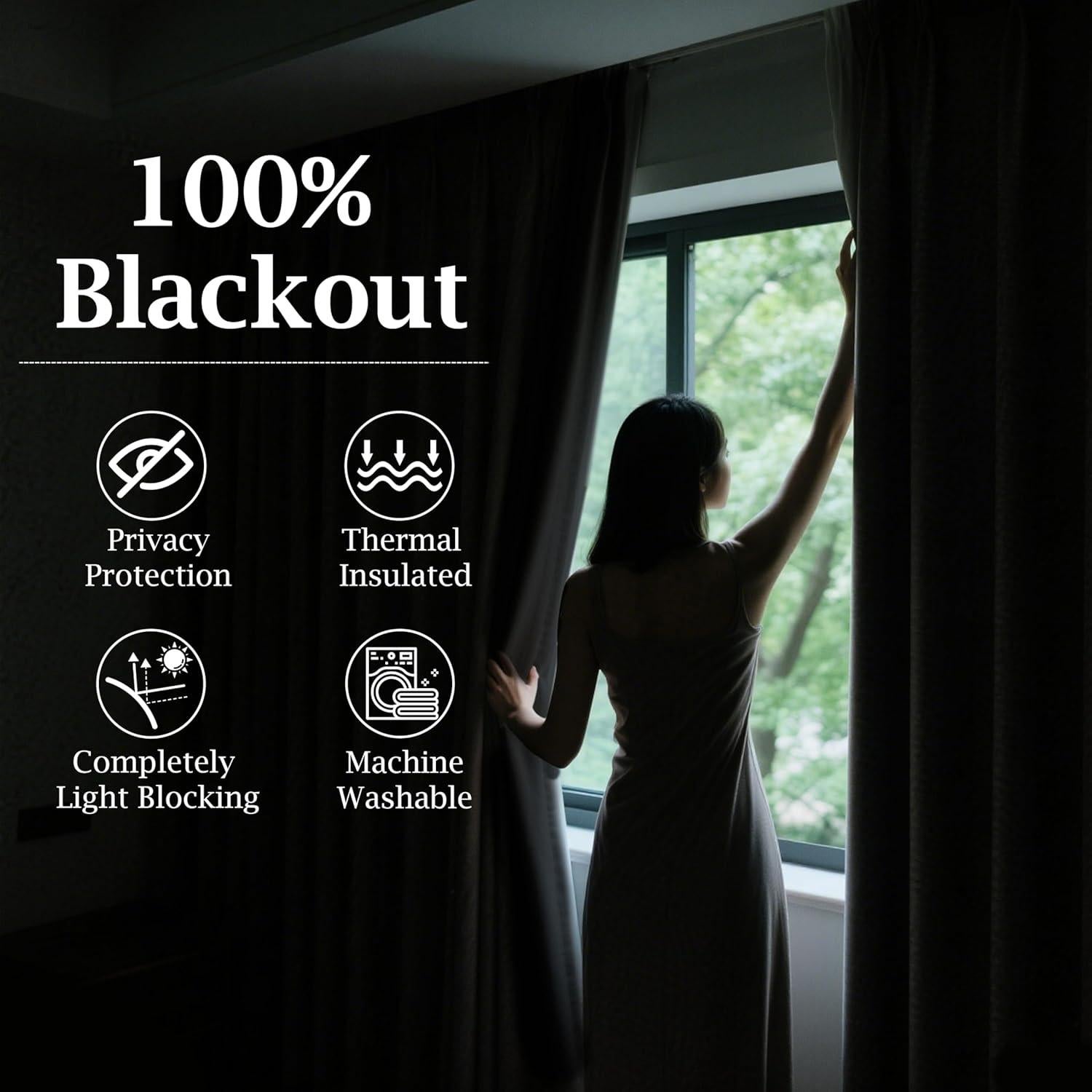 Cortinas Blackout Bapawfish 2 Paneles 101.6x228.6cm Rosa/Blanco