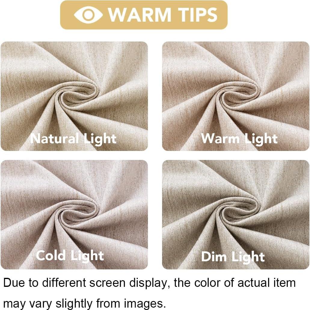 Cortinas Opacas H.VERSAILTEX 132x213 cm 2 Paneles Arena