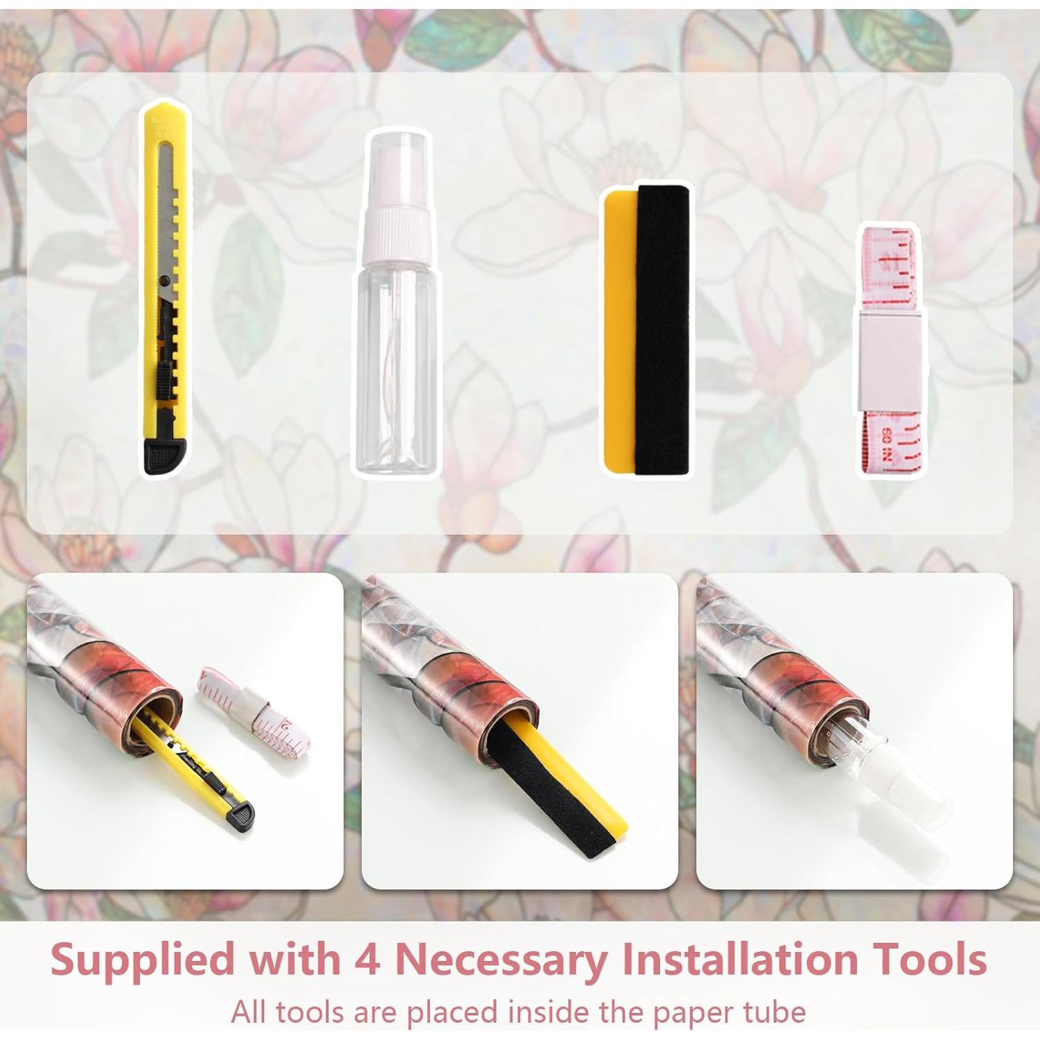 Película de Privacidad Kromapolis 90x400 cm Floral Magnolia