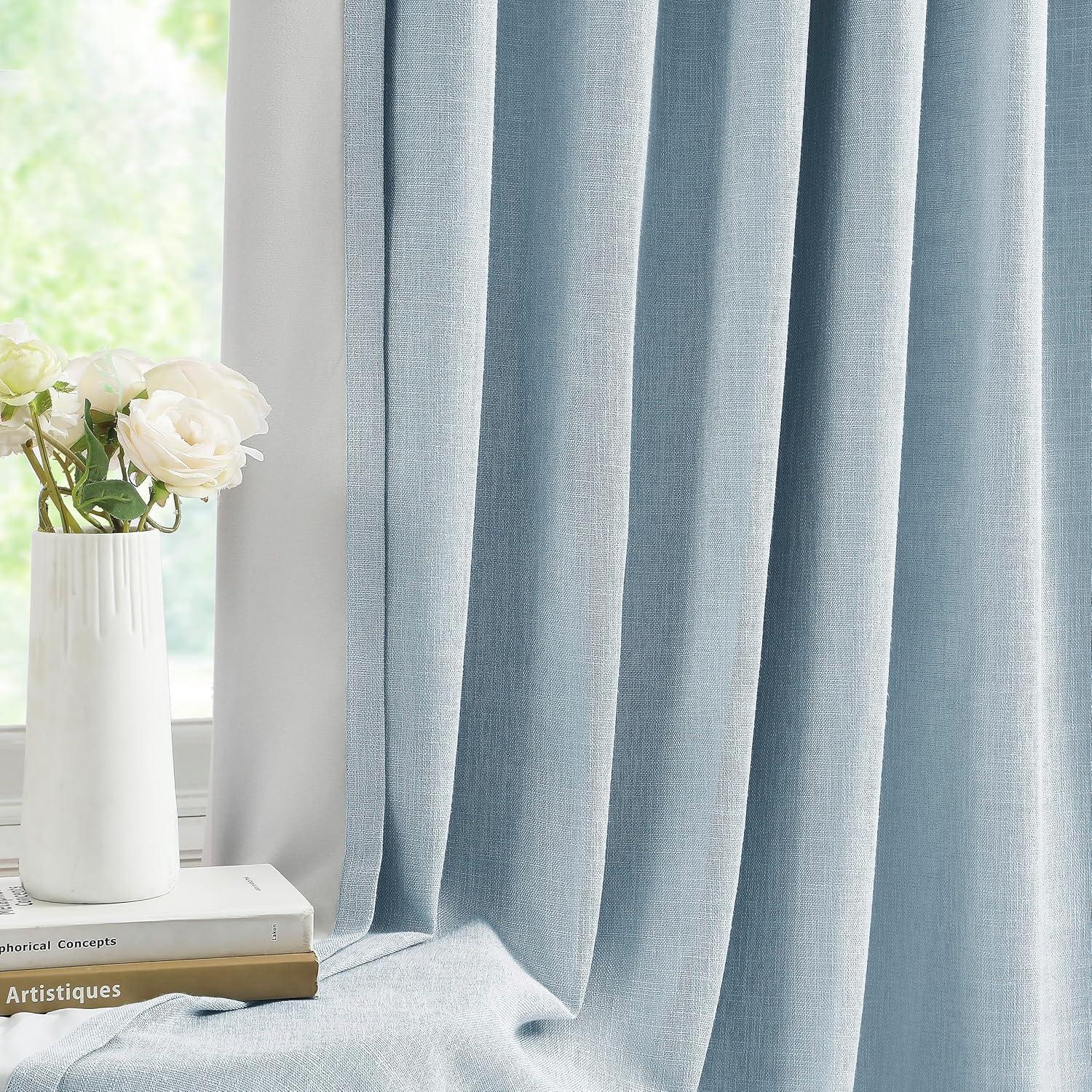 Cortina Plisada Opaca Central Park 60x102cm Azul Polvoriento