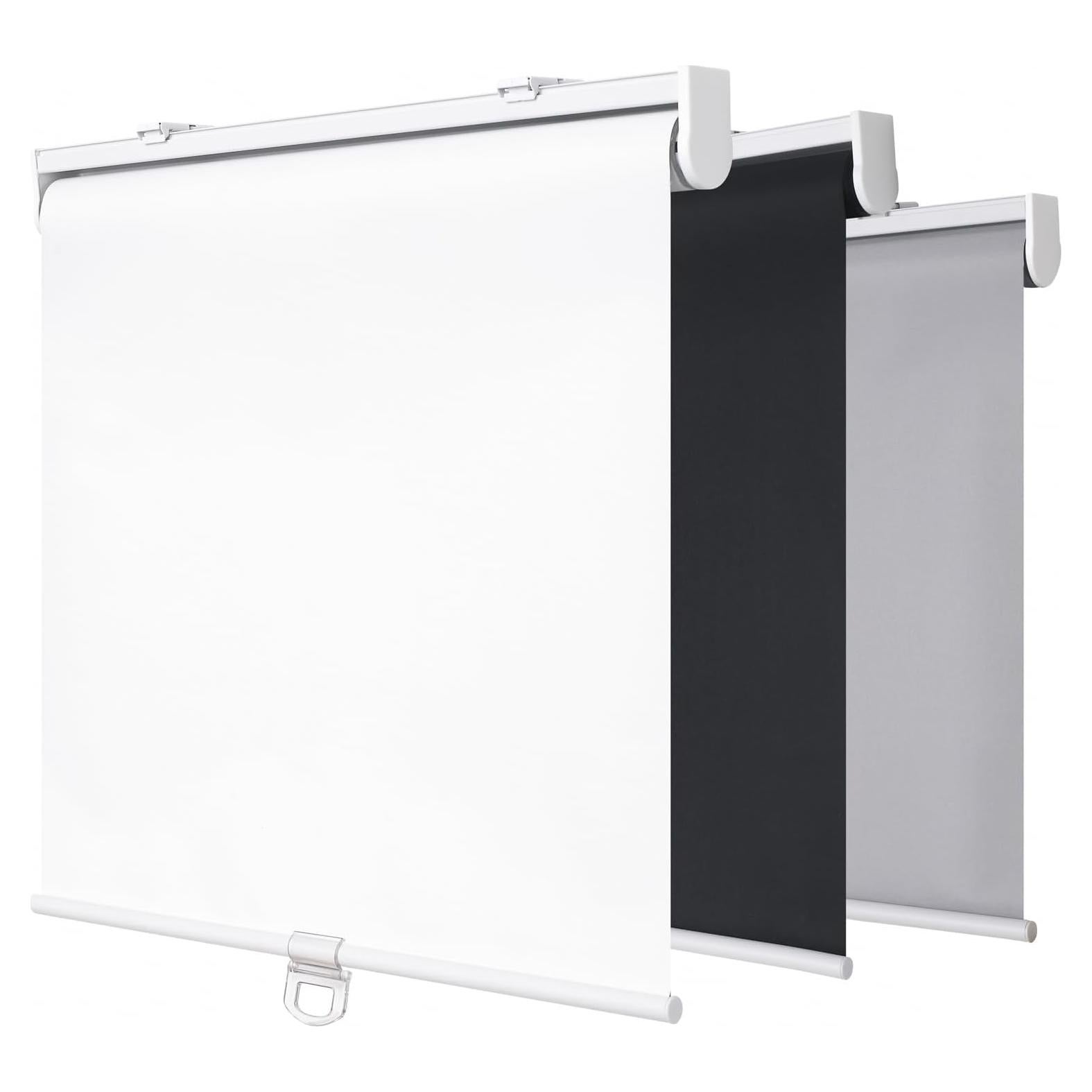 Cortina enrollable blackout SHADEMOON 89x183 cm blanca