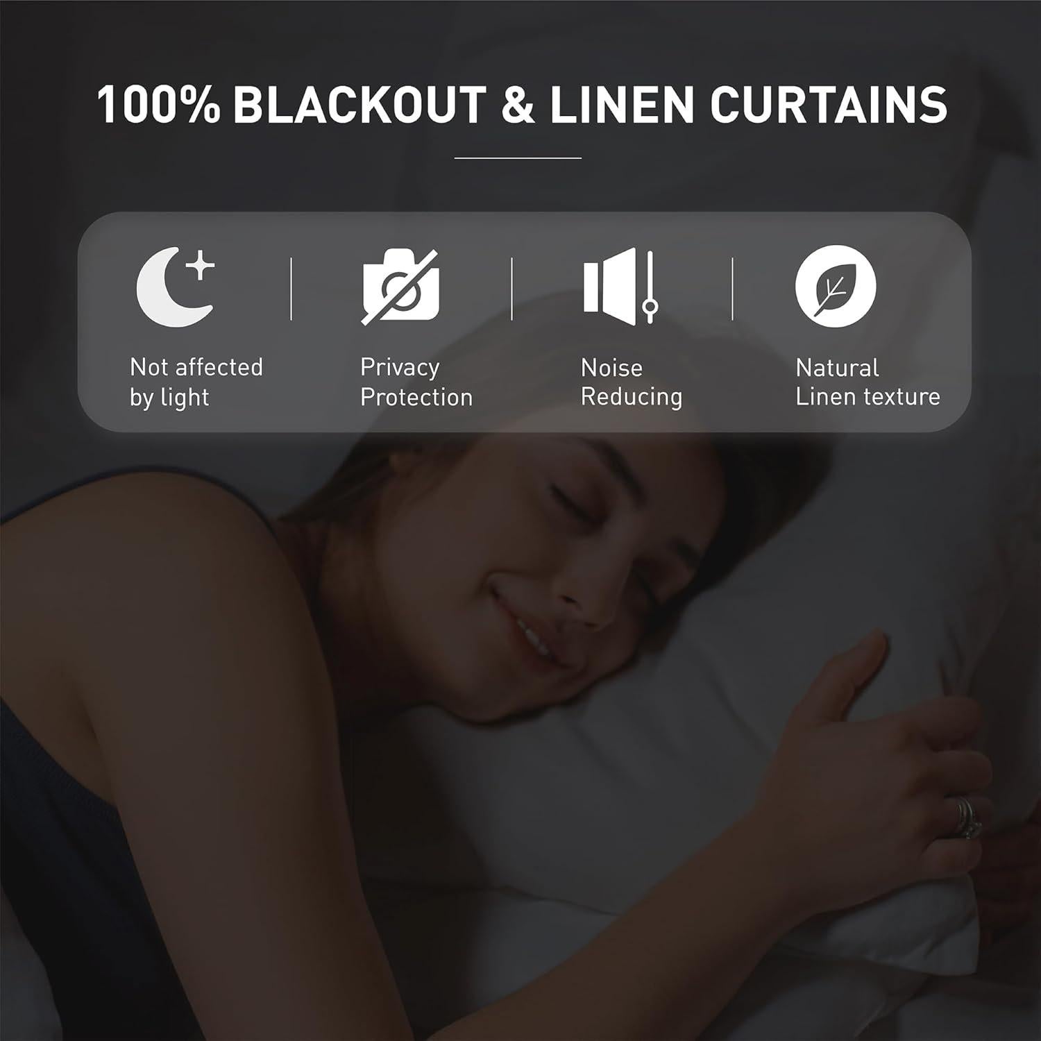 Cortinas Opacas KangBang 132x274 cm Gris Claro - 2 Paneles