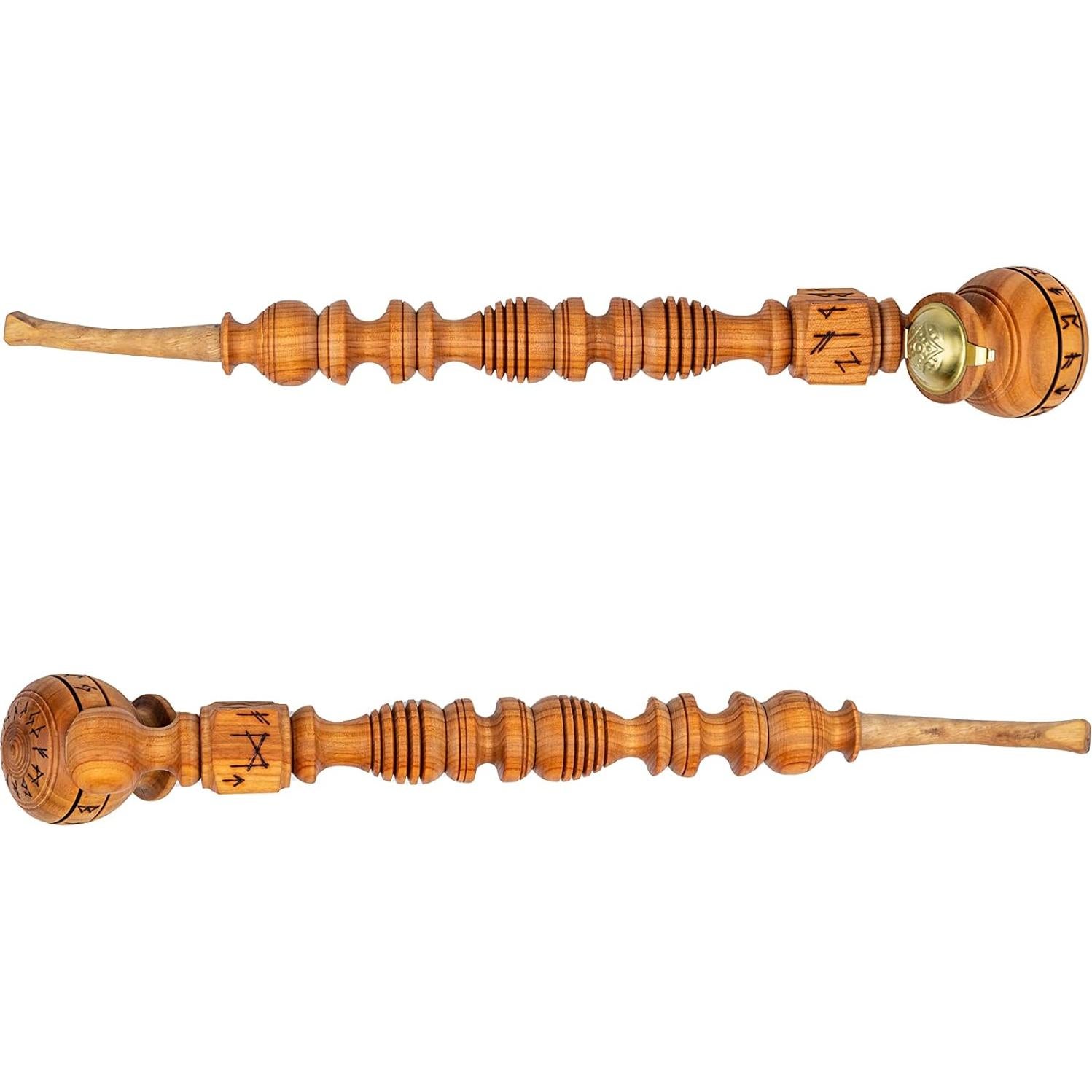 Pipa de Tabaco Dr. Watson Runas Hecha a Mano 37 cm