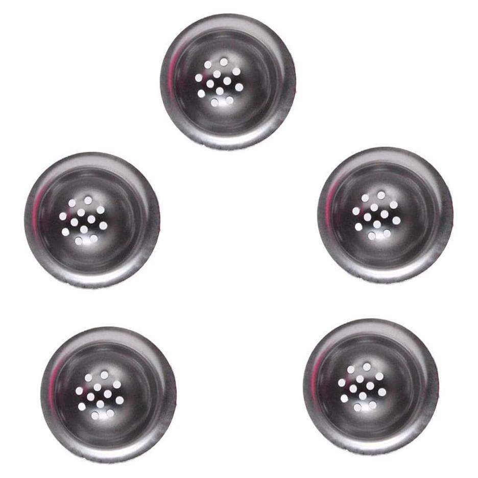 Tazón de Reemplazo de Acero Inoxidable Joyce - 12 Agujeros, Paquete de 5