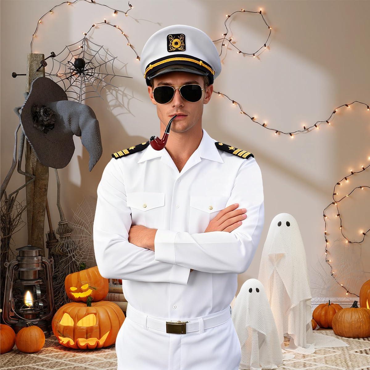 Disfraz de Hefner Toga Capitán Bata Terciopelo Rojo Adulto