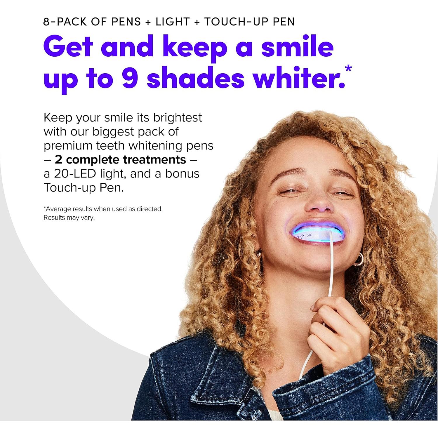 Kit Blanqueamiento Dental SmileDirectClub con Luz LED - 9 Tonos Blancos