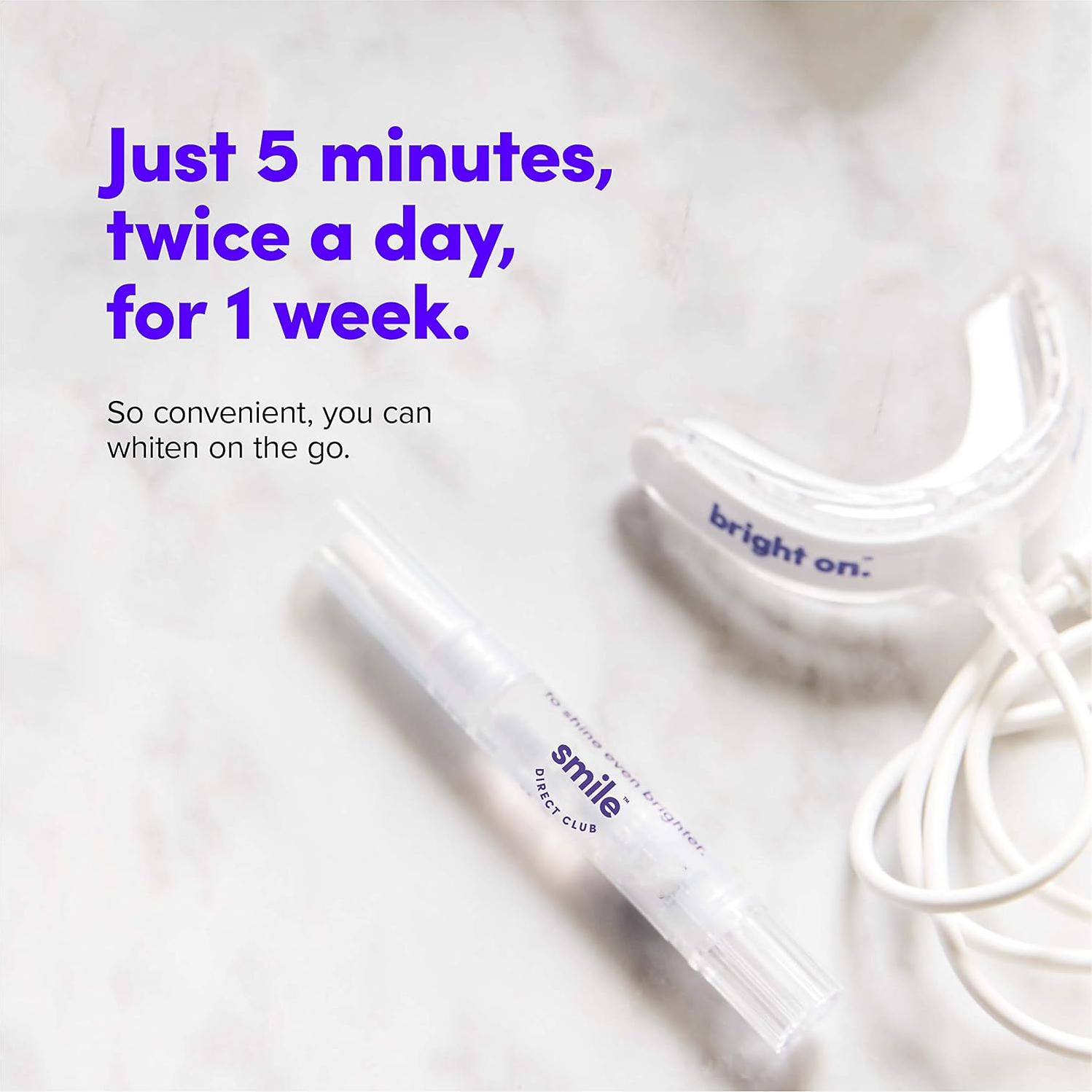 Kit Blanqueamiento Dental SmileDirectClub con Luz LED - 9 Tonos Blancos