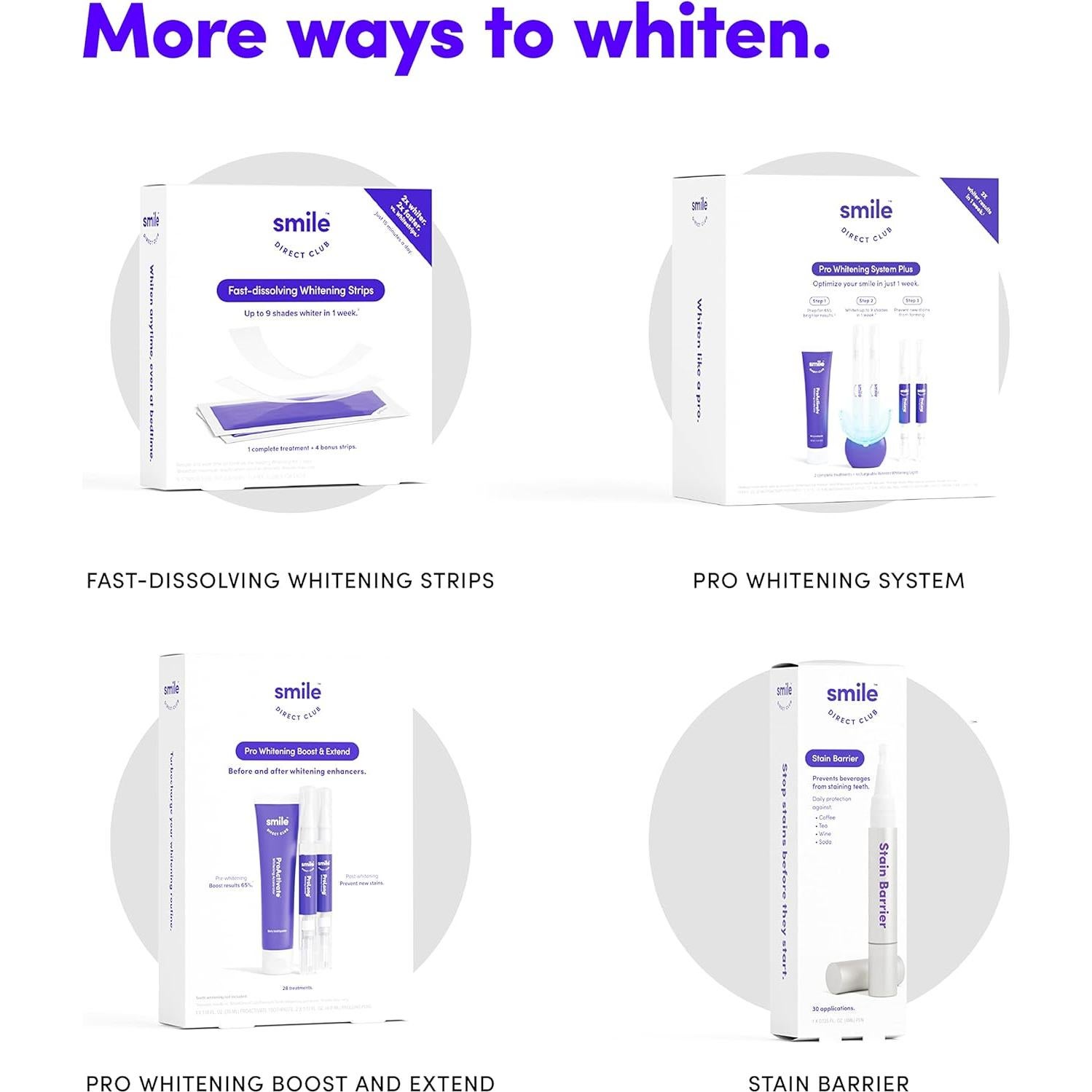 Kit Blanqueamiento Dental SmileDirectClub con Luz LED - 9 Tonos Blancos