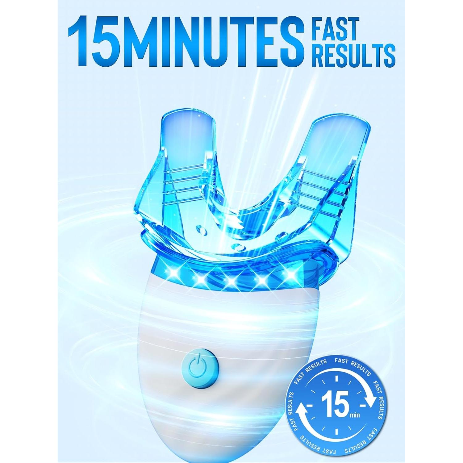 Kit Blanqueamiento Dental Nicwell LED + Gel 35% para Dientes Sensibles