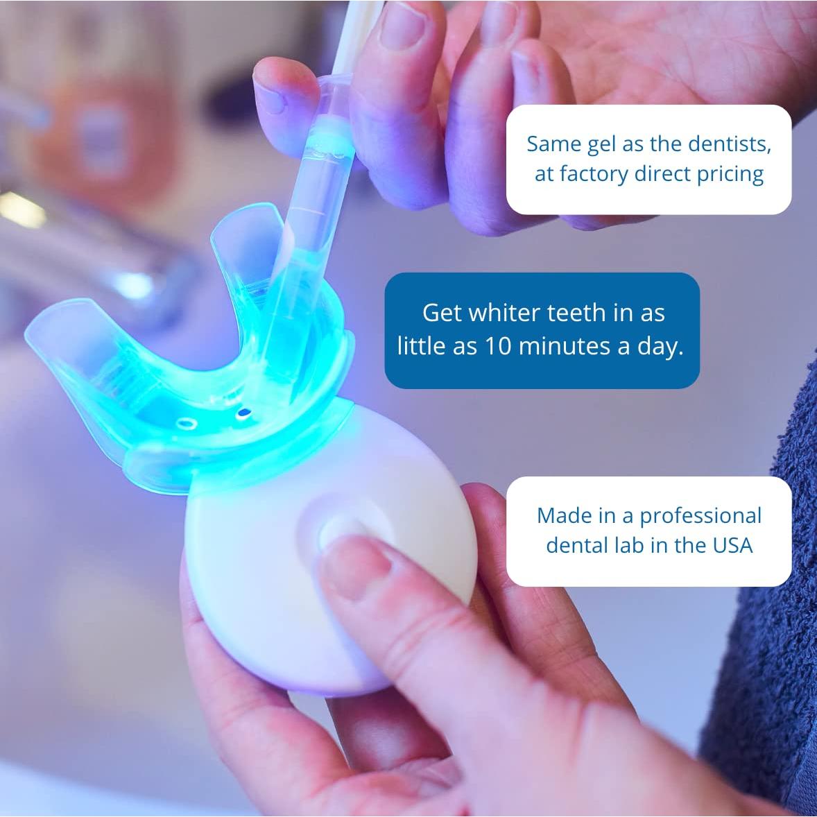 Kit de Blanqueamiento Dental Smile Titan con Luz LED - 5 Piezas