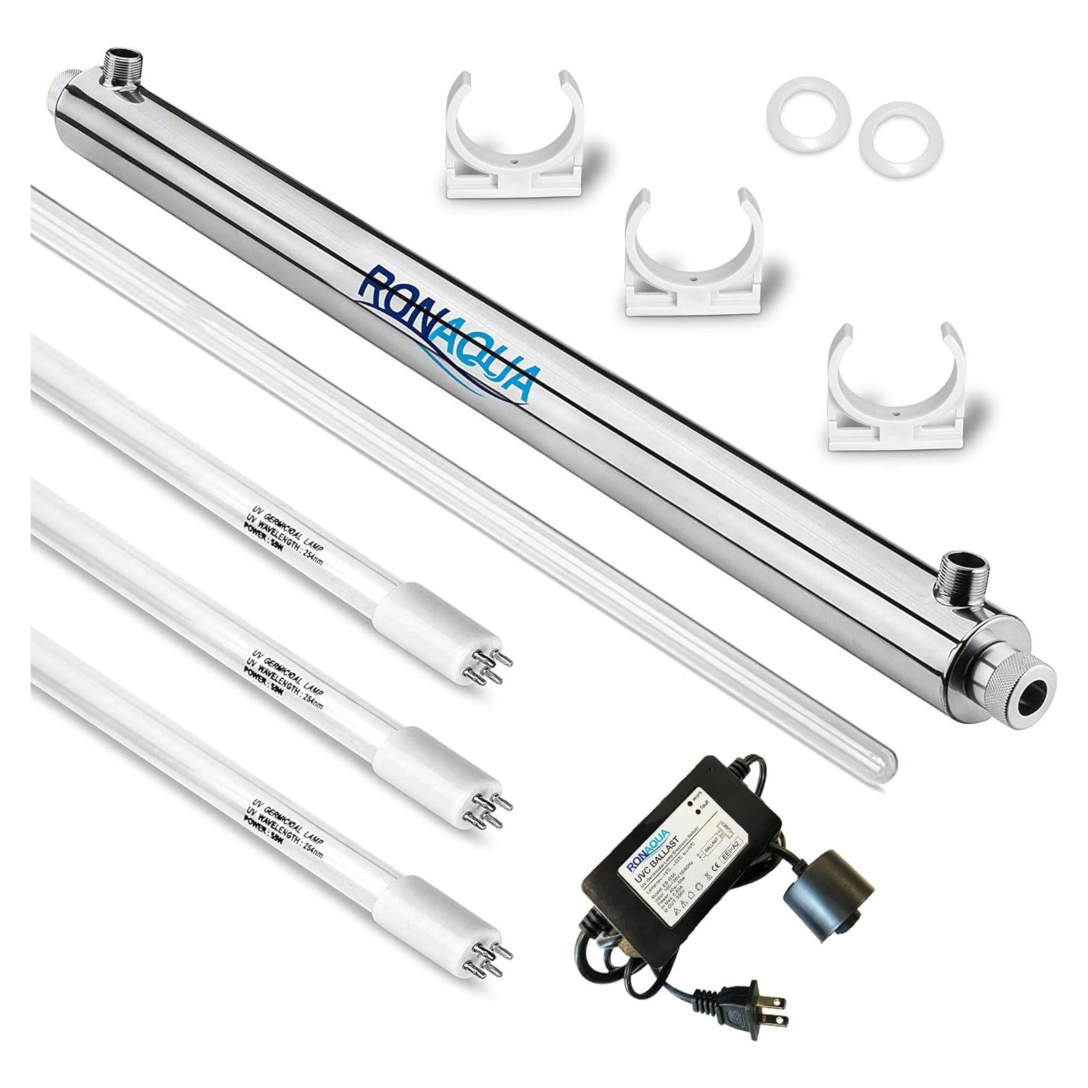 Purificador de Agua UV Ronaqua RA-UV-55W, 12 GPM, 55W