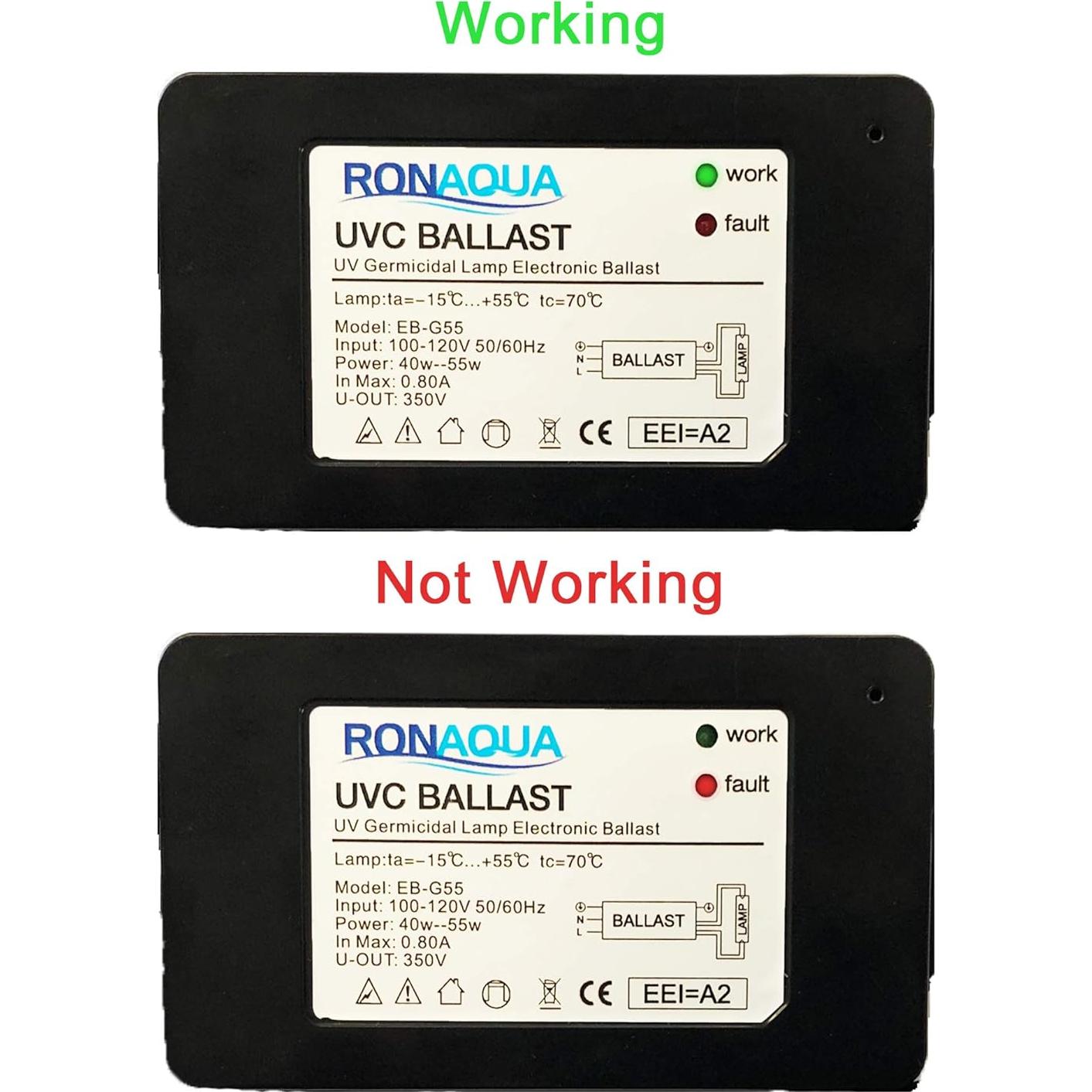 Purificador de Agua UV Ronaqua RA-UV-55W, 12 GPM, 55W