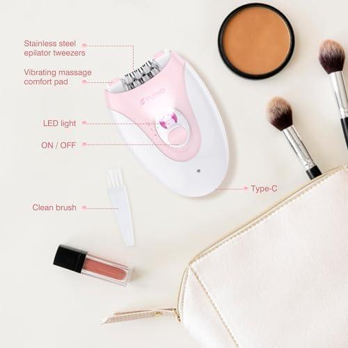 Epilador Facial Recargable Bubbacare 36 Pinzas 2 Velocidades