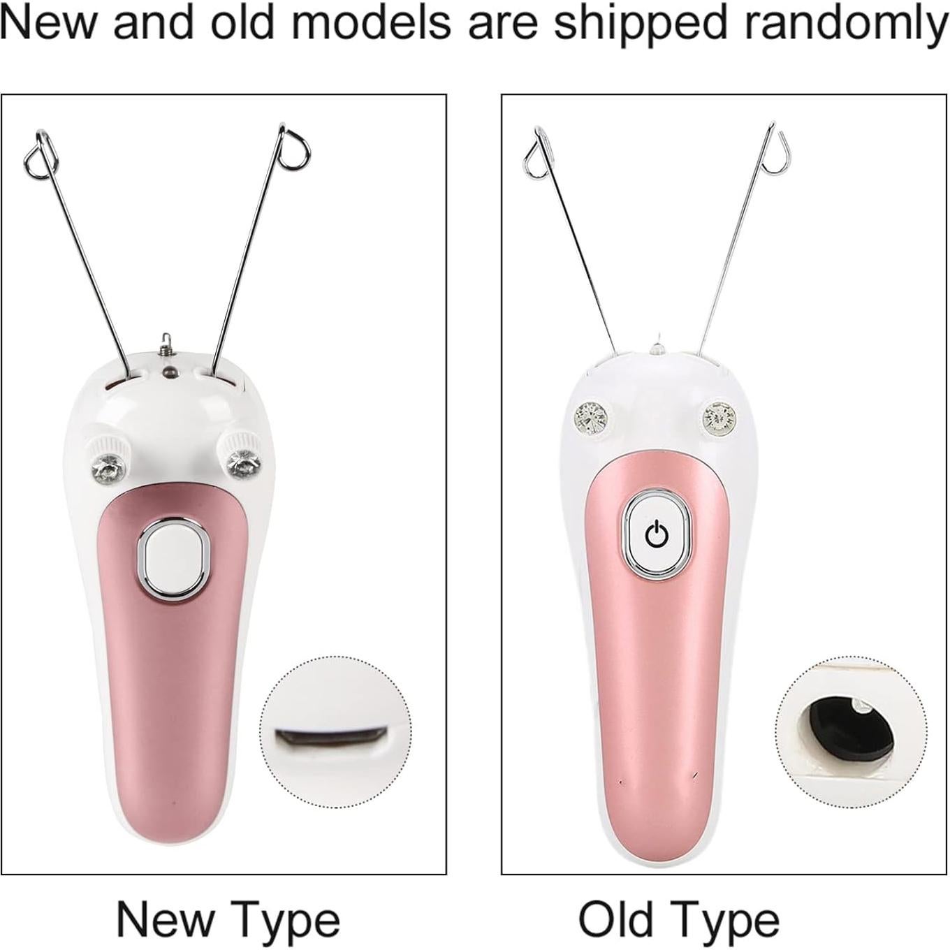 Epilador de Hilo Facial Eléctrico Watris Veiyi Rosa 5W