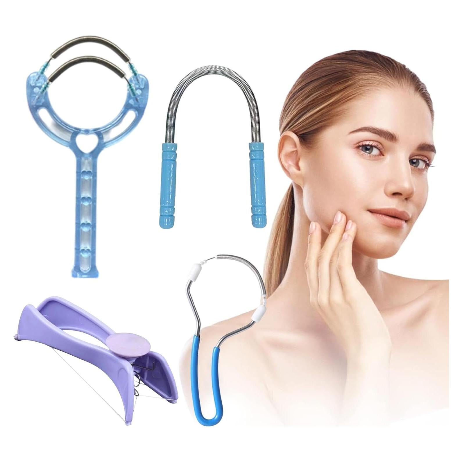Removedores de Vello Facial Ideal Swan - Paquete de 4 Unidades