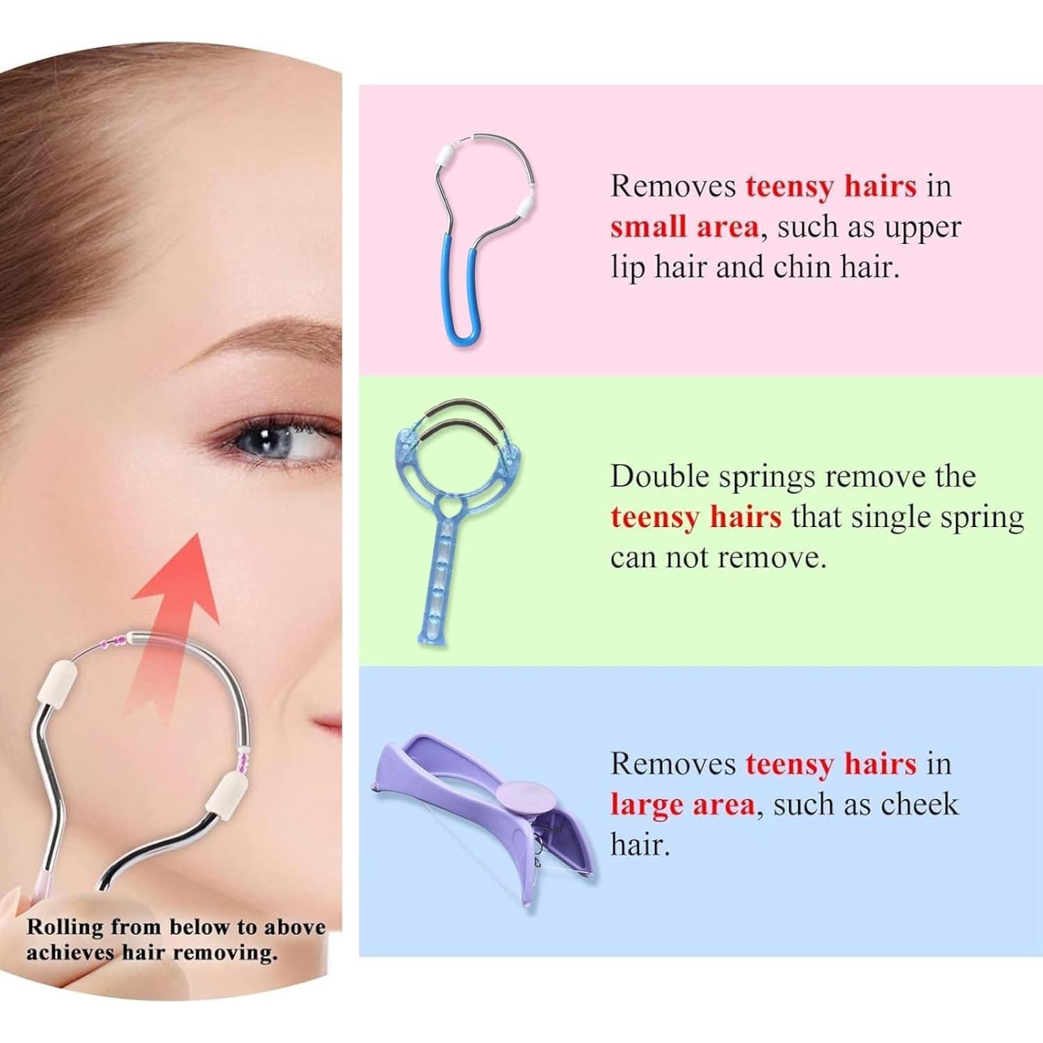 Removedores de Vello Facial Ideal Swan - Paquete de 4 Unidades