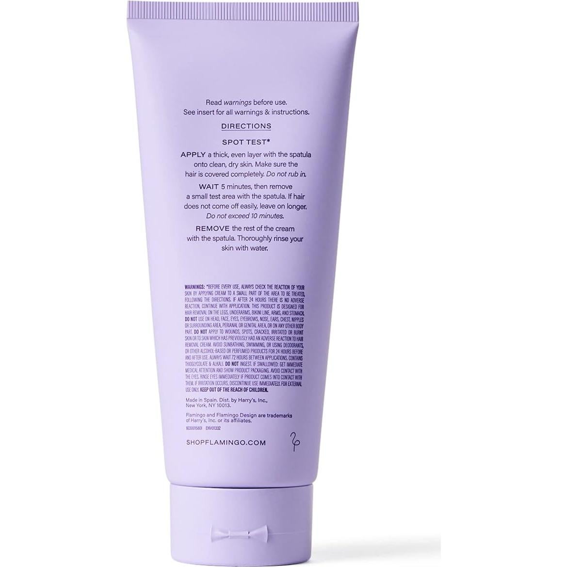 Crema Depilatoria Corporal Flamingo para Mujeres 200 ml - Suave y Efectiva