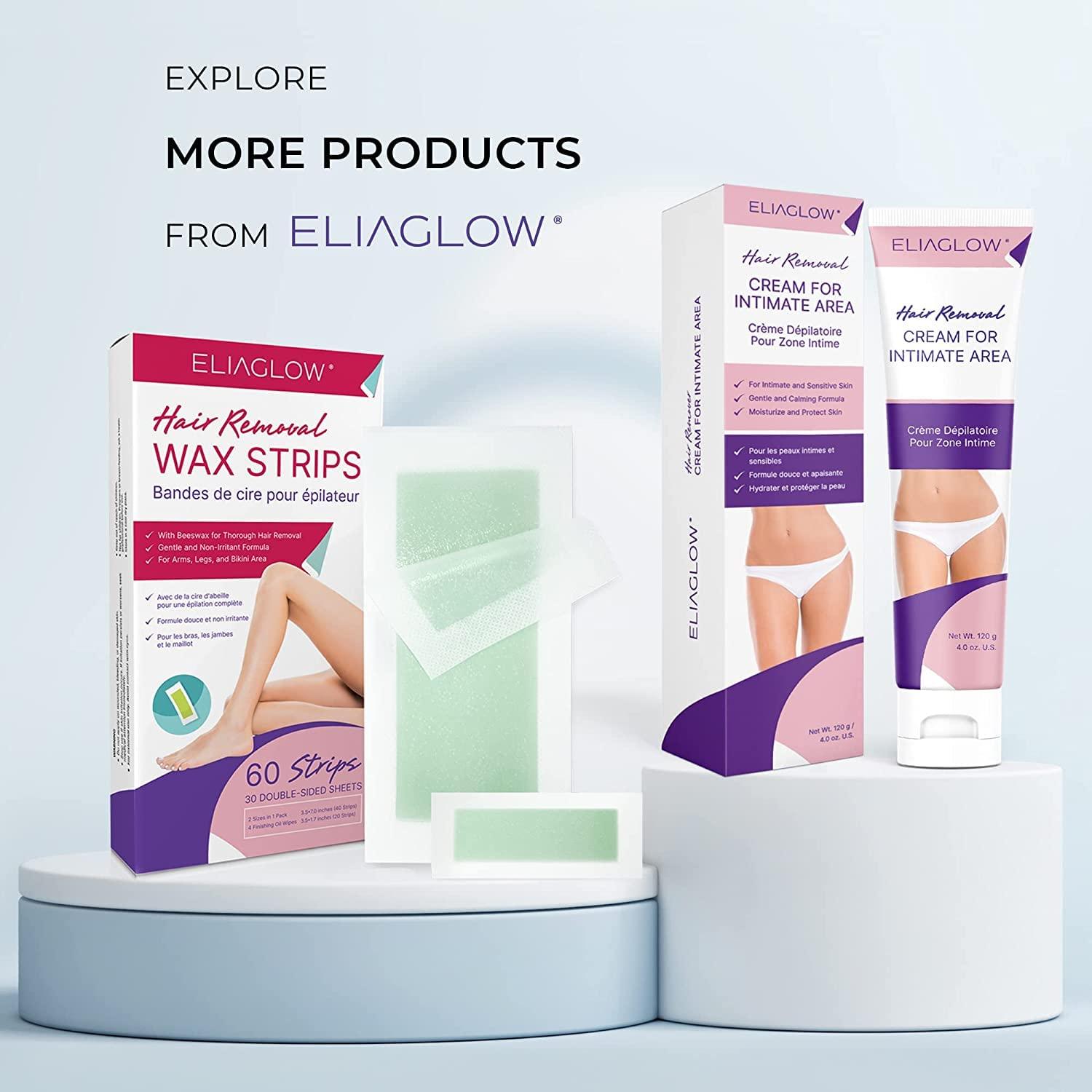 Crema Depilatoria ELIAGLOW 107g para Piel Sensible - Bikini y Cuerpo