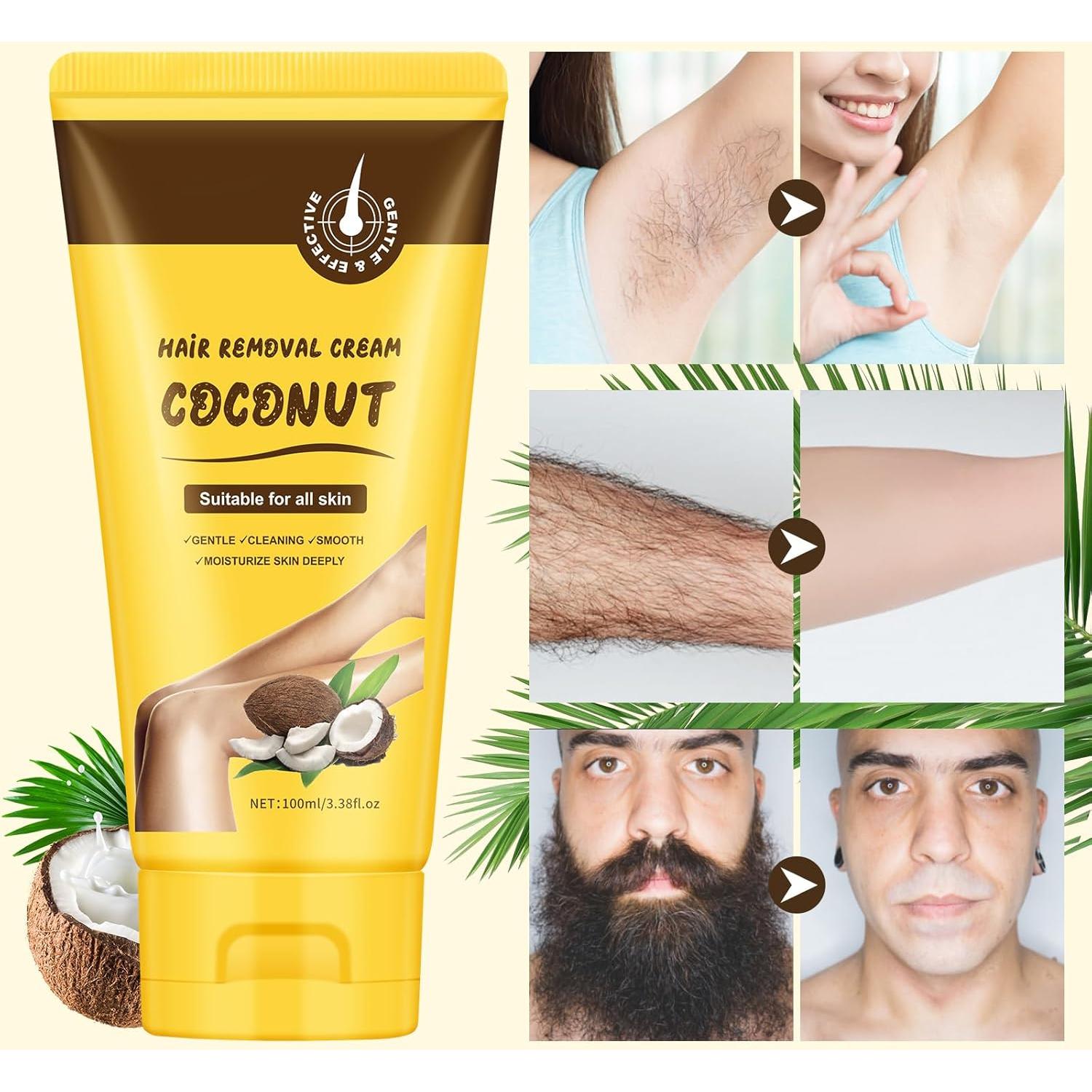 Crema Depilatoria Suave para Mujeres 25.5g - Sin Dolor