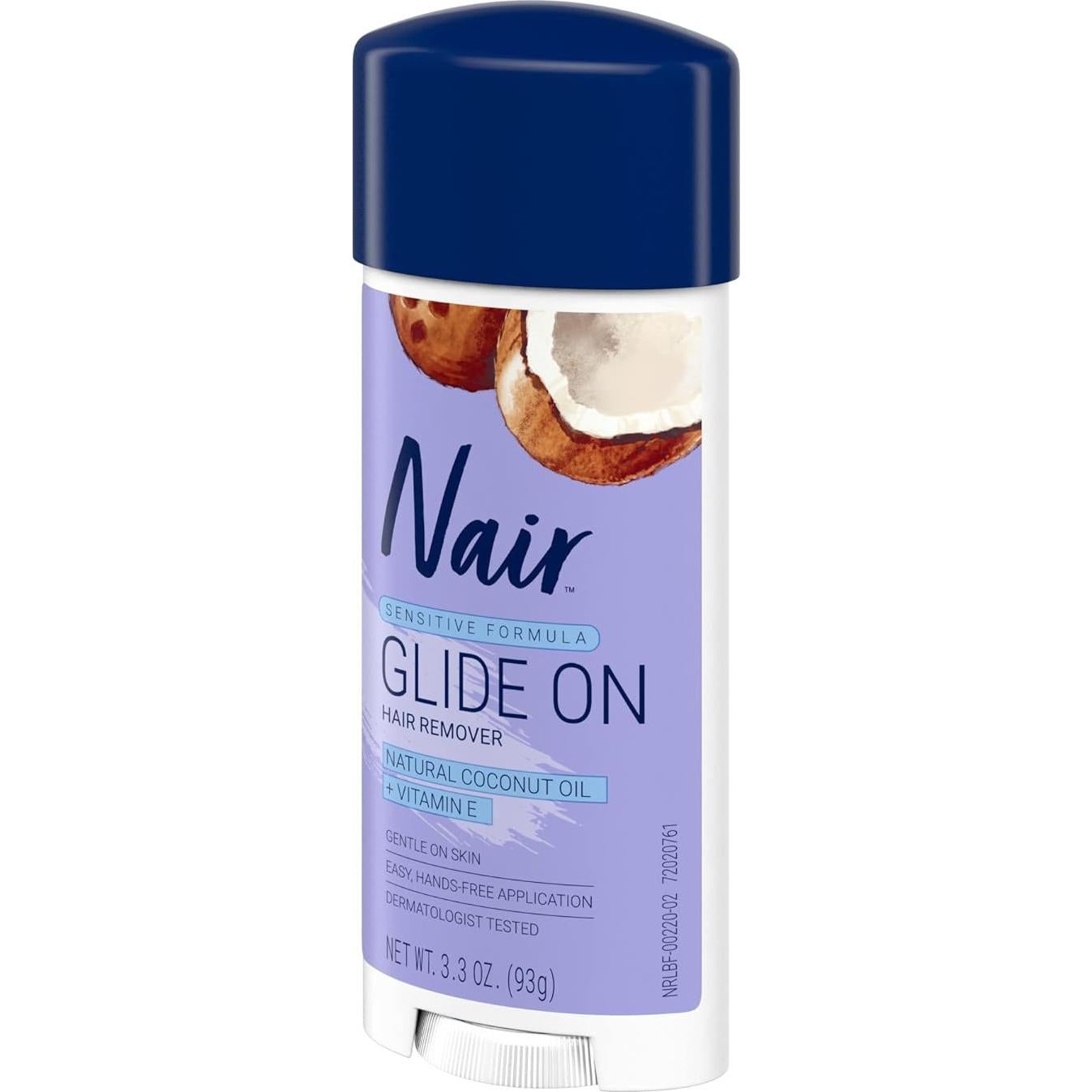 Crema Depilatoria Nair Fórmula Sensible 93.4 g con Aceite de Coco