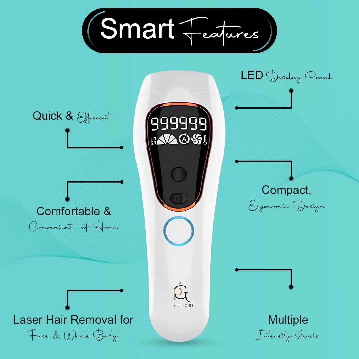 Depilador Láser IPL Semlamp 999,999 Destellos para Todo el Cuerpo