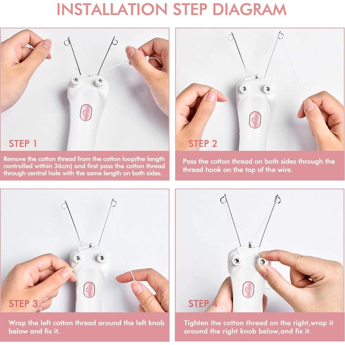 Epilador Eléctrico Inalámbrico Flylin para Vello Facial USB