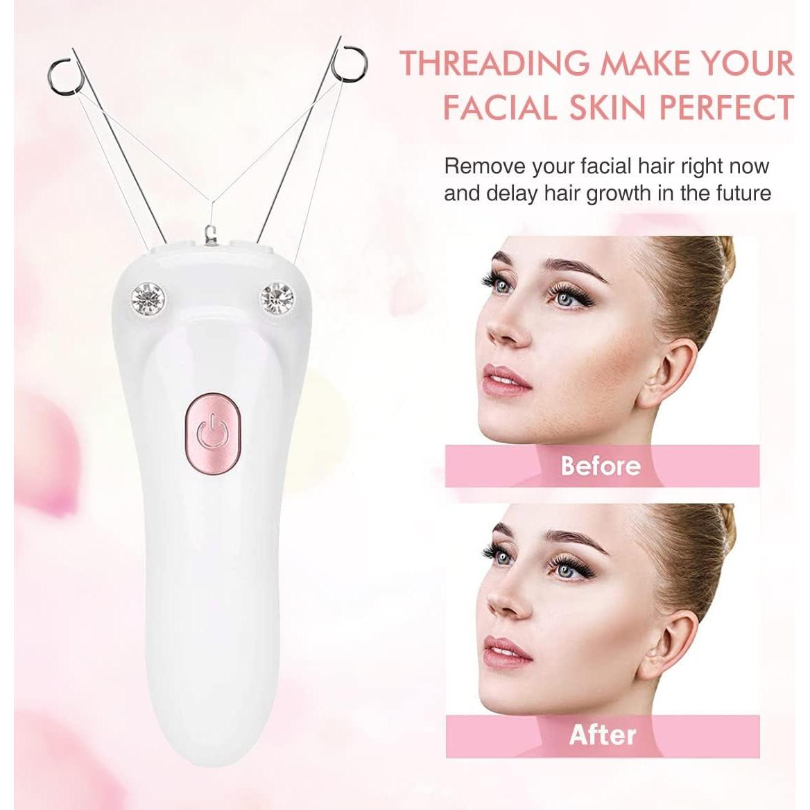 Epilador Eléctrico Inalámbrico Flylin para Vello Facial USB