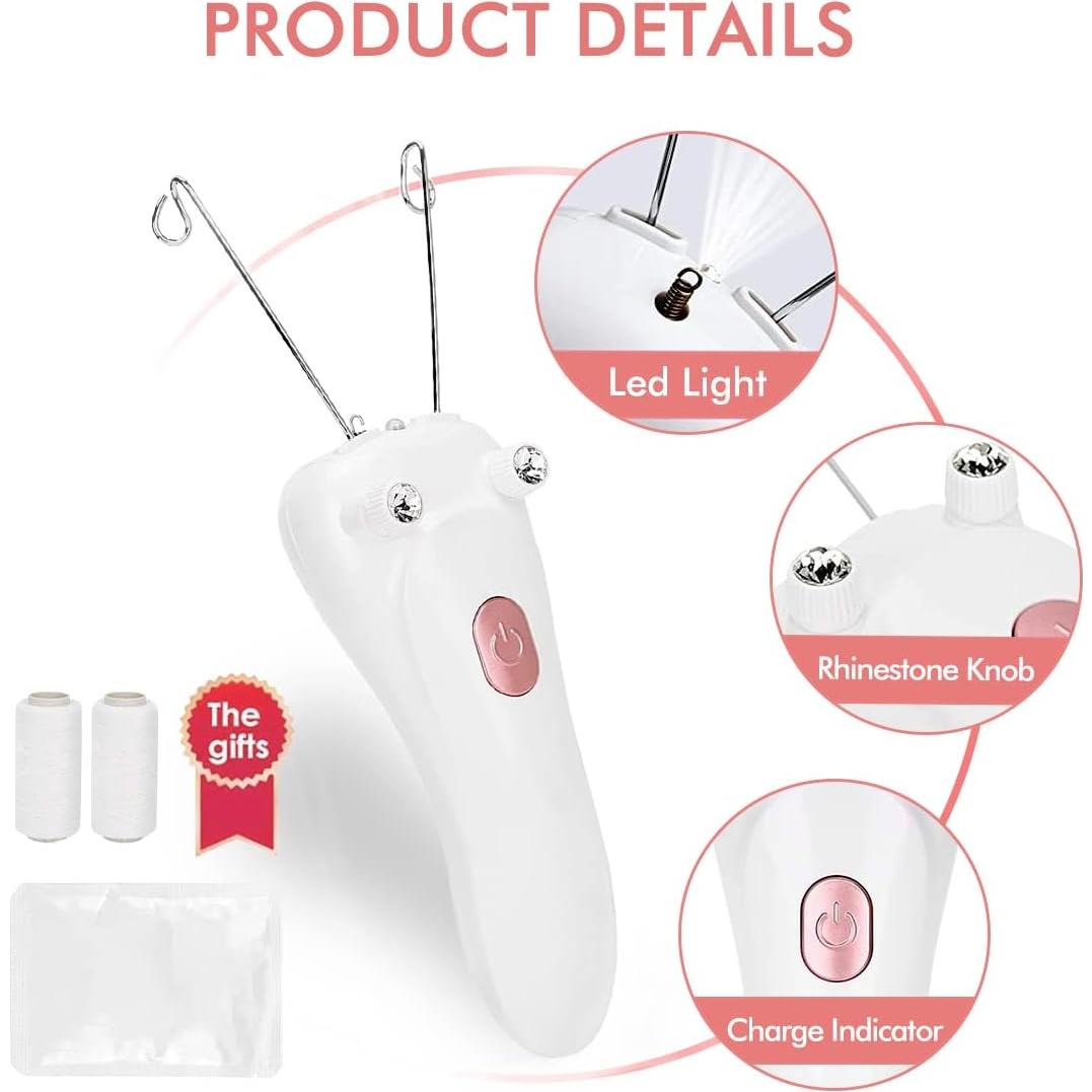 Epilador Eléctrico Inalámbrico Flylin para Vello Facial USB