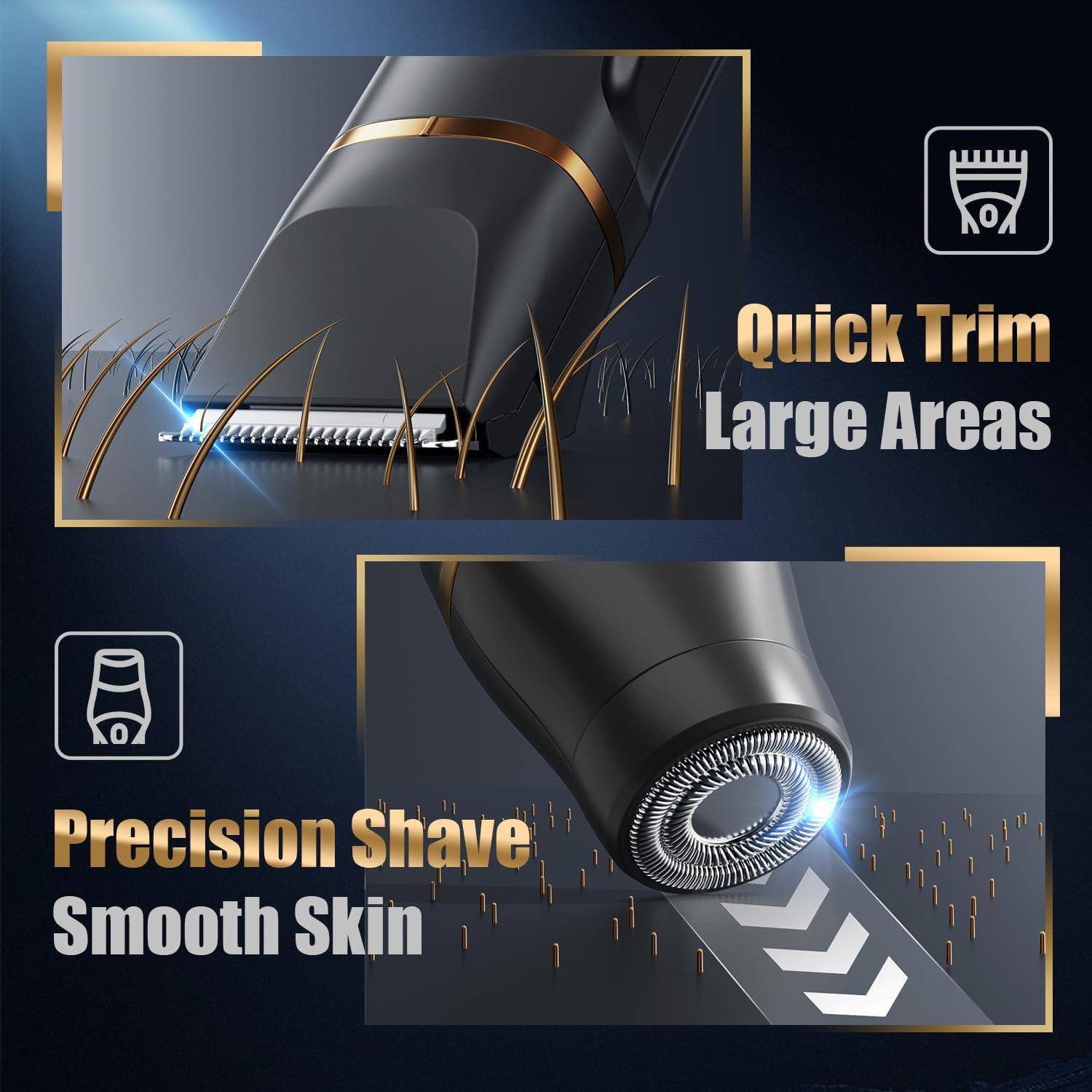 Afeitadora eléctrica a prueba de agua WENZHOU ZCB166 negra