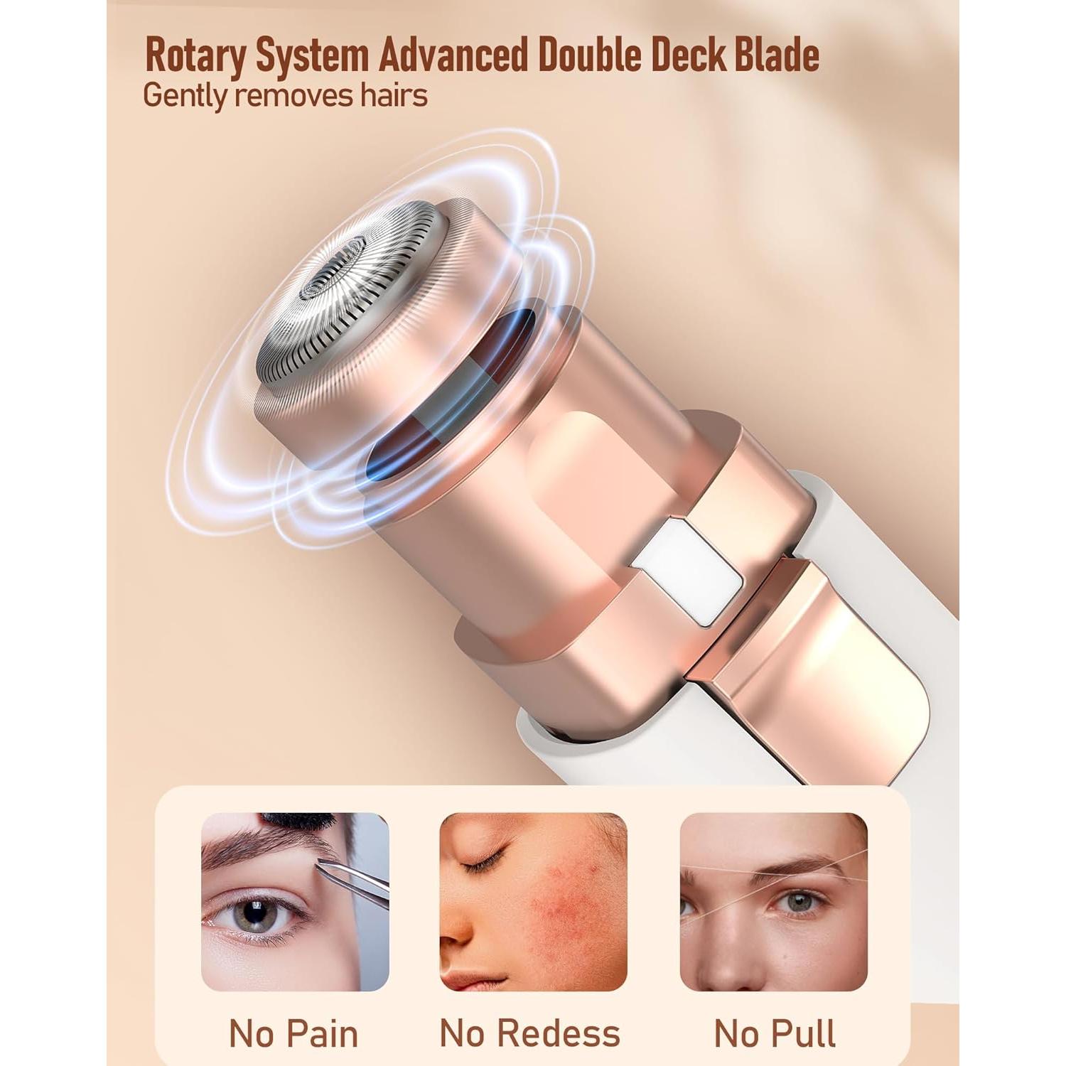 Recortadora de Cejas y Afeitadora Facial IFANZETECH 2 en 1