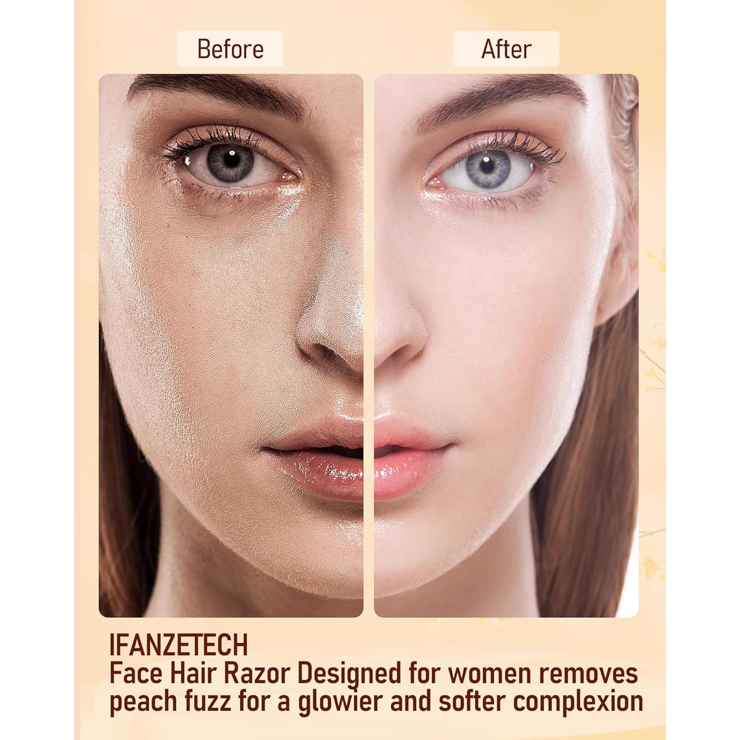 Recortadora de Cejas y Afeitadora Facial IFANZETECH 2 en 1