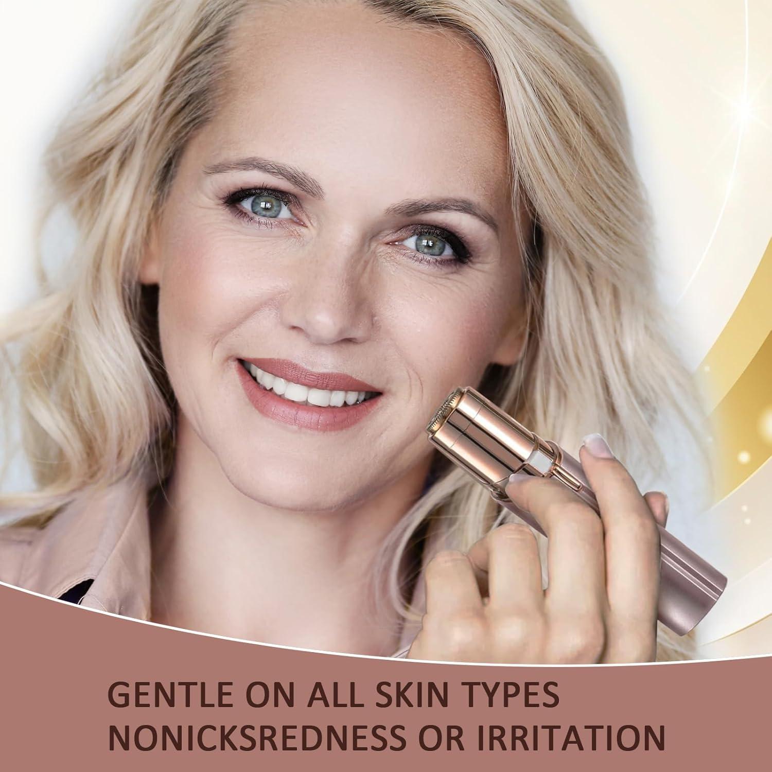 Removedor de Vello Facial Indoloro Innobeaut con 2 Cabezas