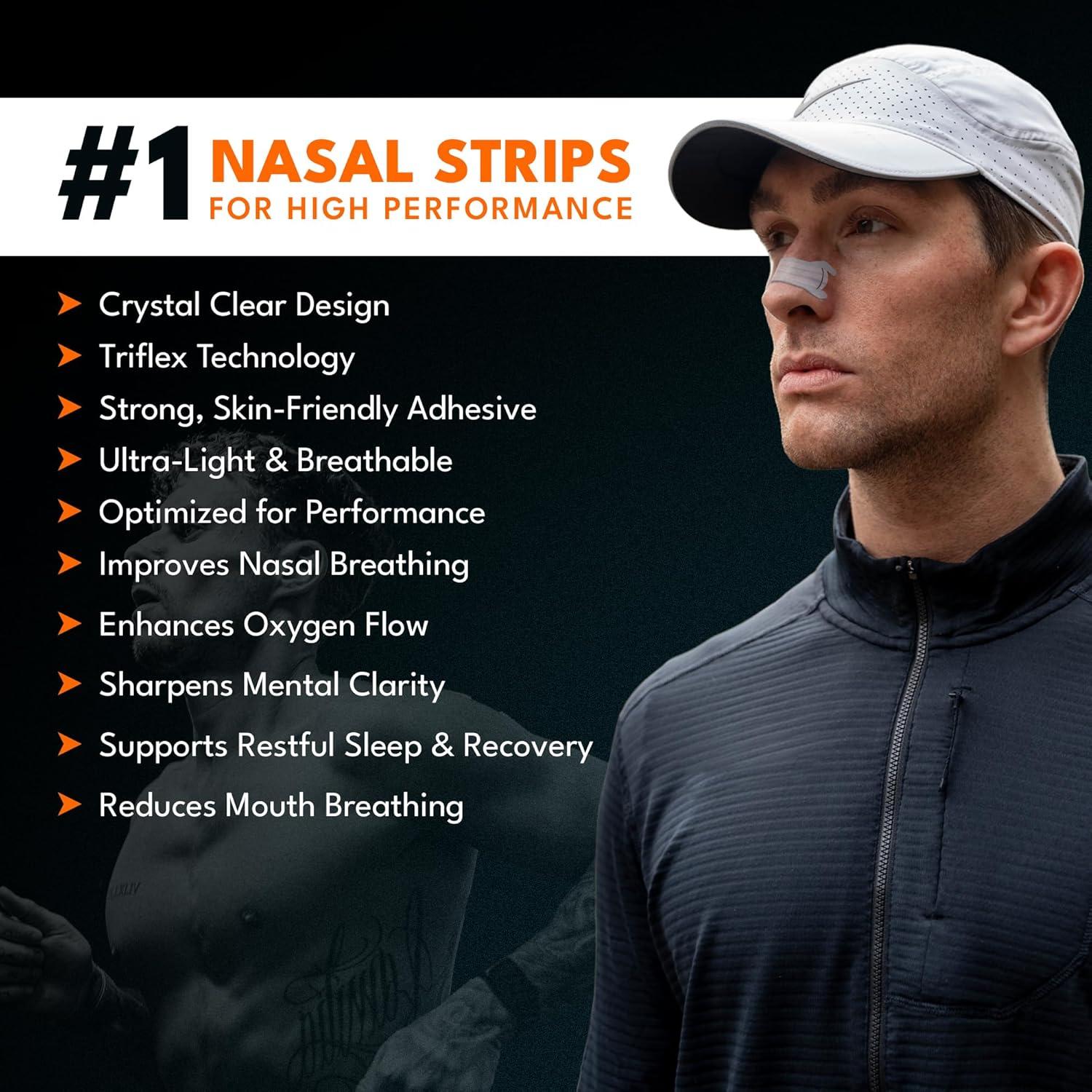 Tiras Nasales Pneuma - Rendimiento Plus 15 Unidades + Toallitas