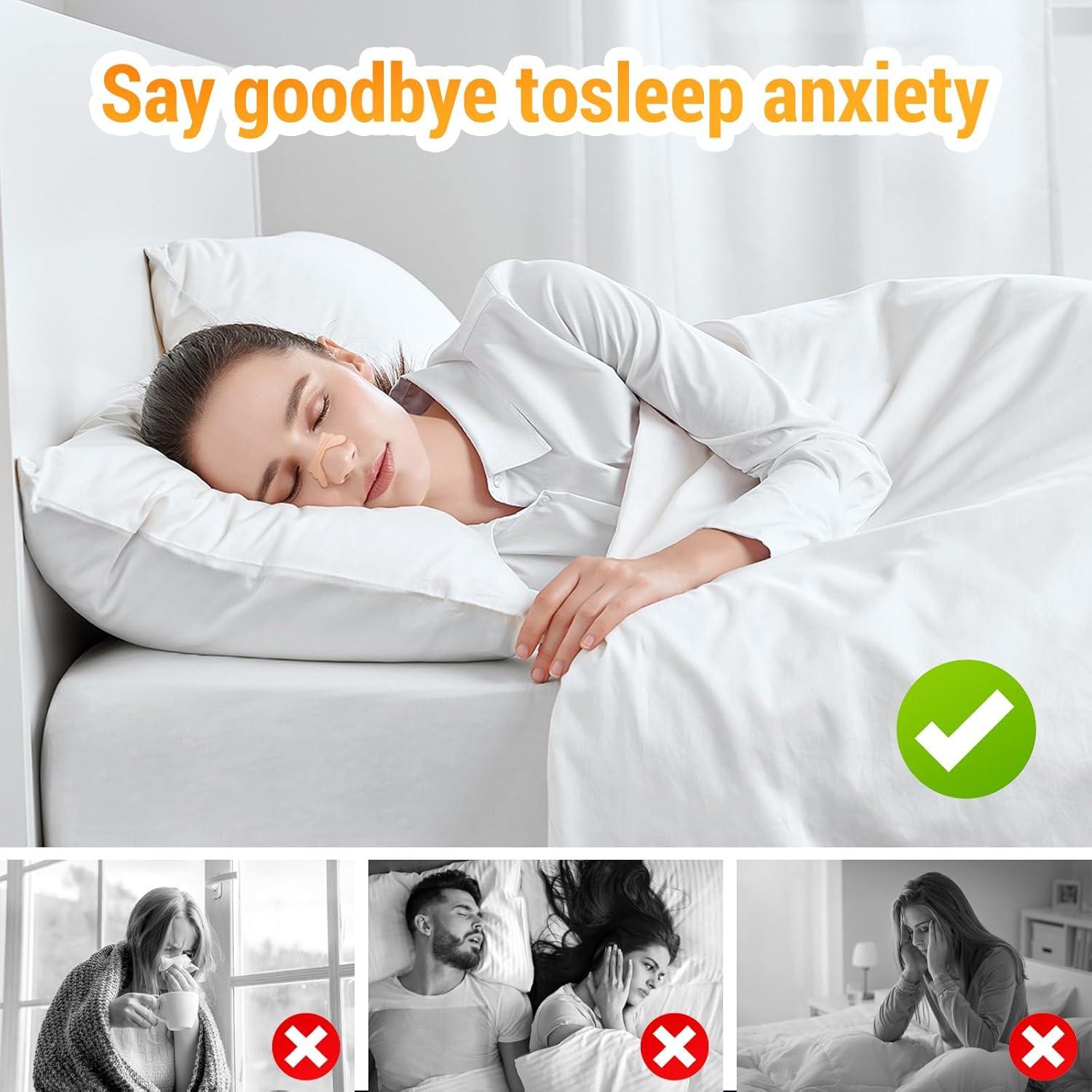 120 Tiras Nasales Anti Ronquidos LMOHBJ - Fuerza Extra