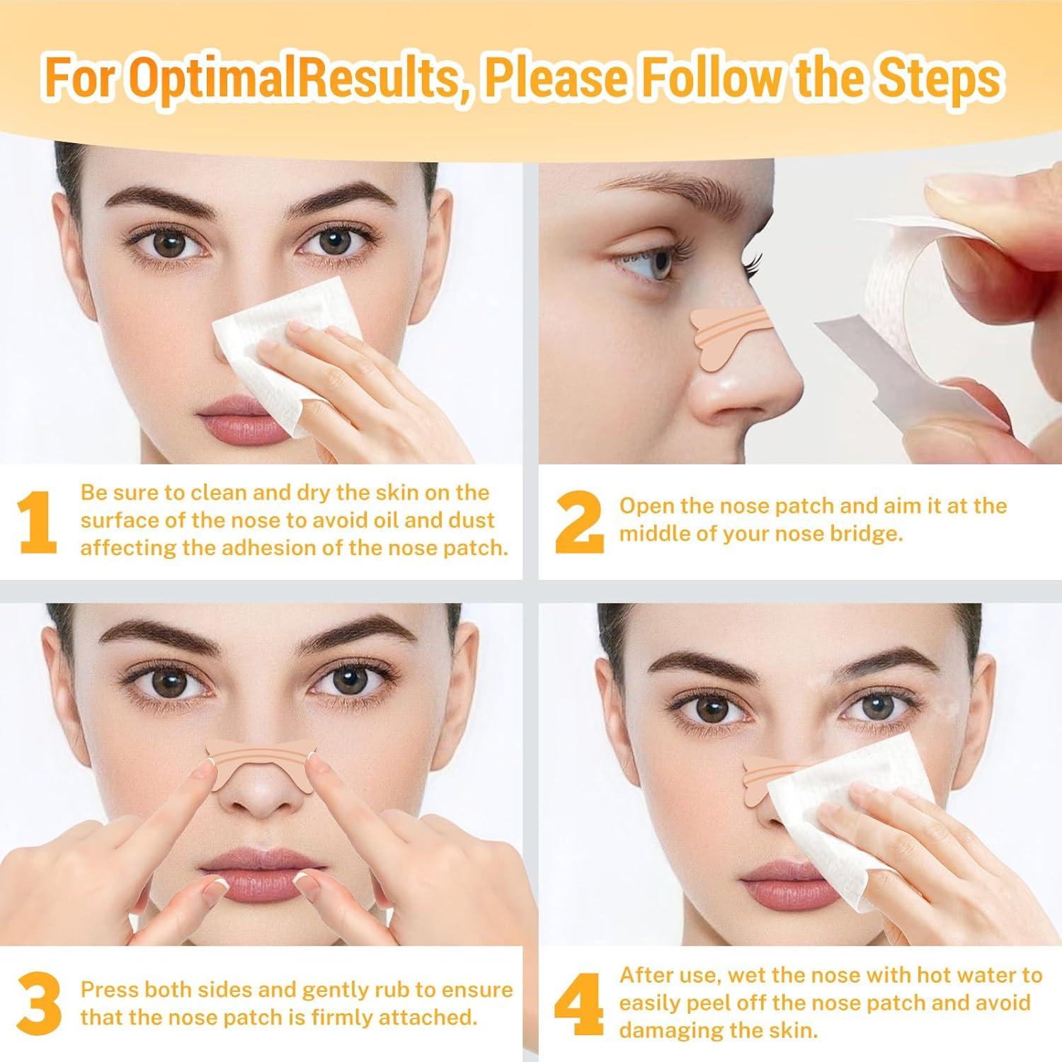 120 Tiras Nasales Anti Ronquidos LMOHBJ - Fuerza Extra