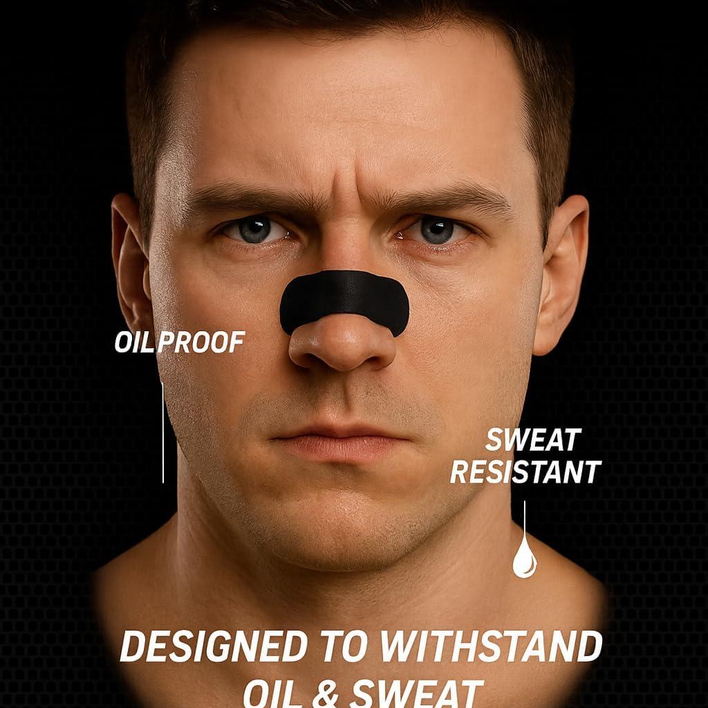 Tiras Nasales Atléticas Adhesivas 90 Unidades - Rendimiento y Sueño