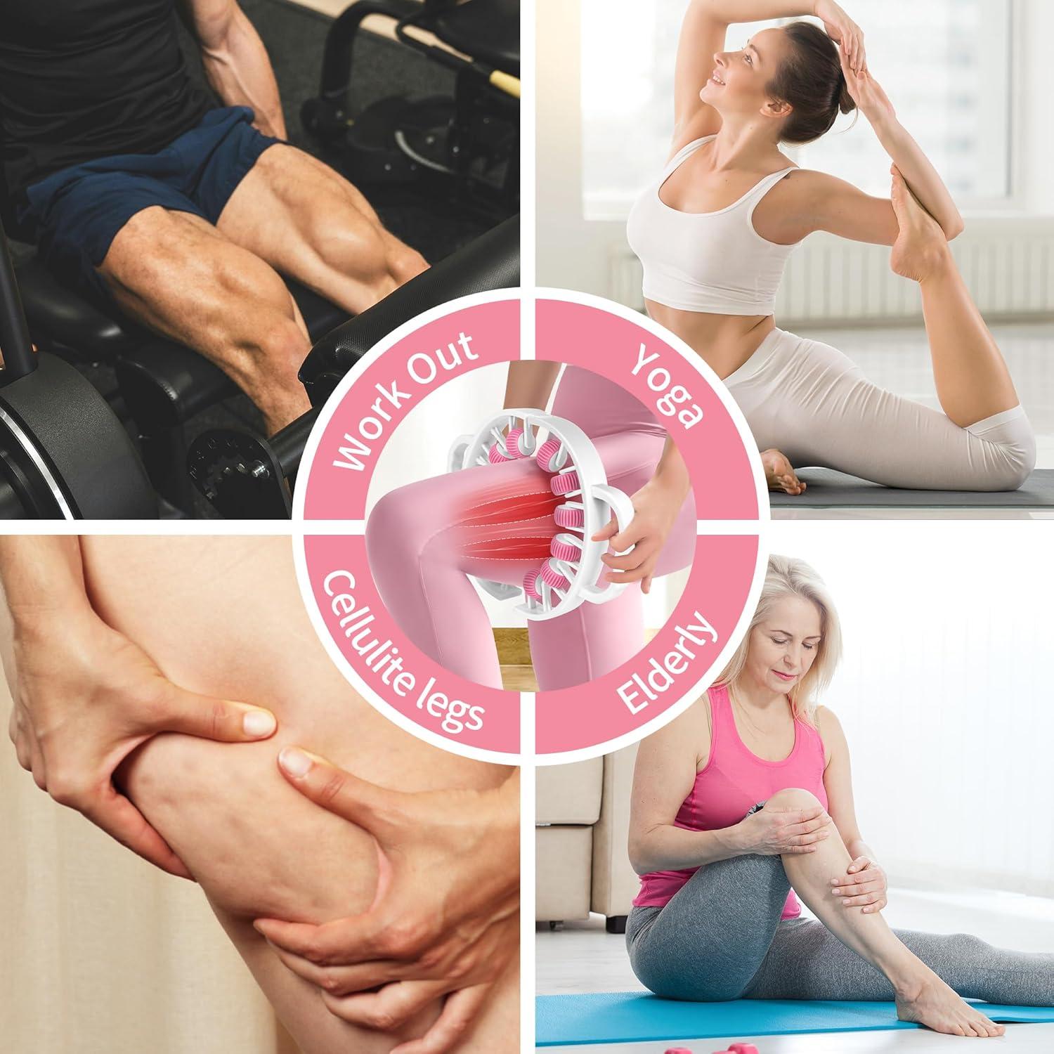 Rodillo Masajeador Docemel para Celulitis y Drenaje Linfático - 21.5x26 cm