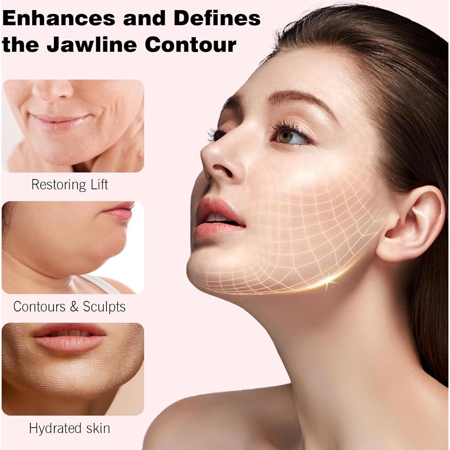 Mascarilla V Line Reafirmante para el Rostro y Cuello - 10 Unidades