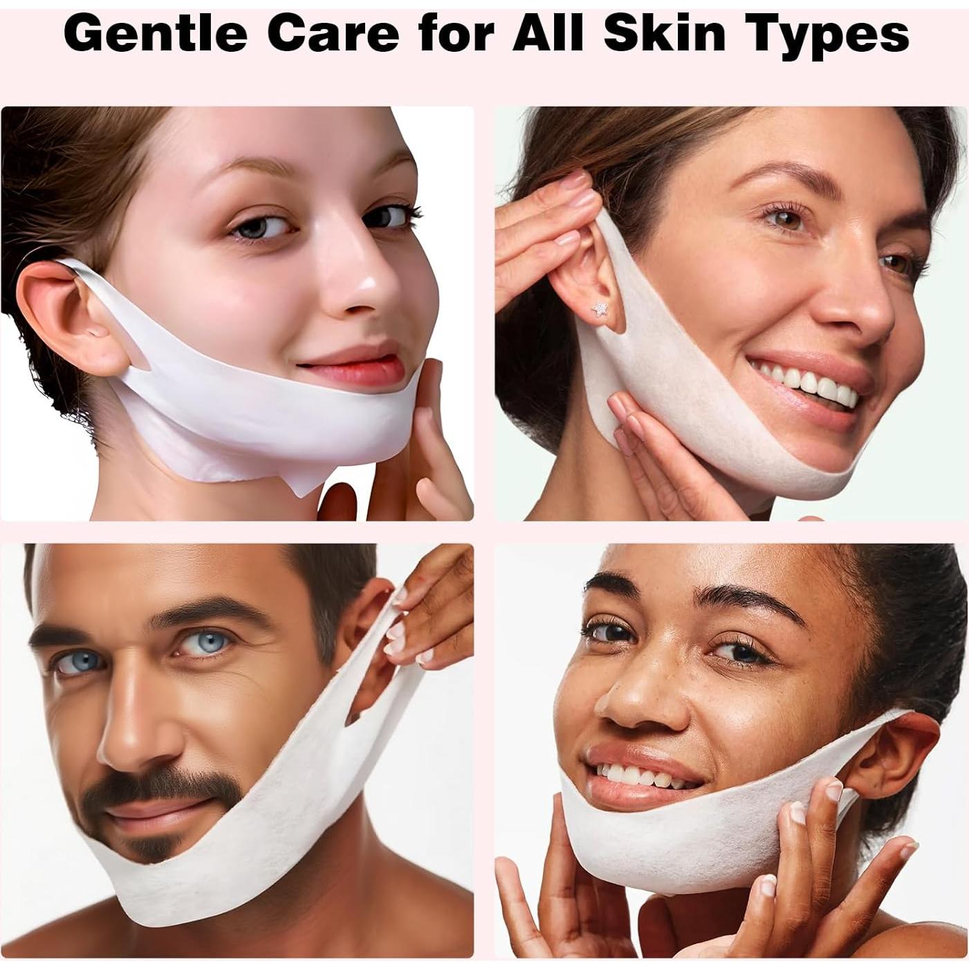 Mascarilla V Line Reafirmante para el Rostro y Cuello - 10 Unidades